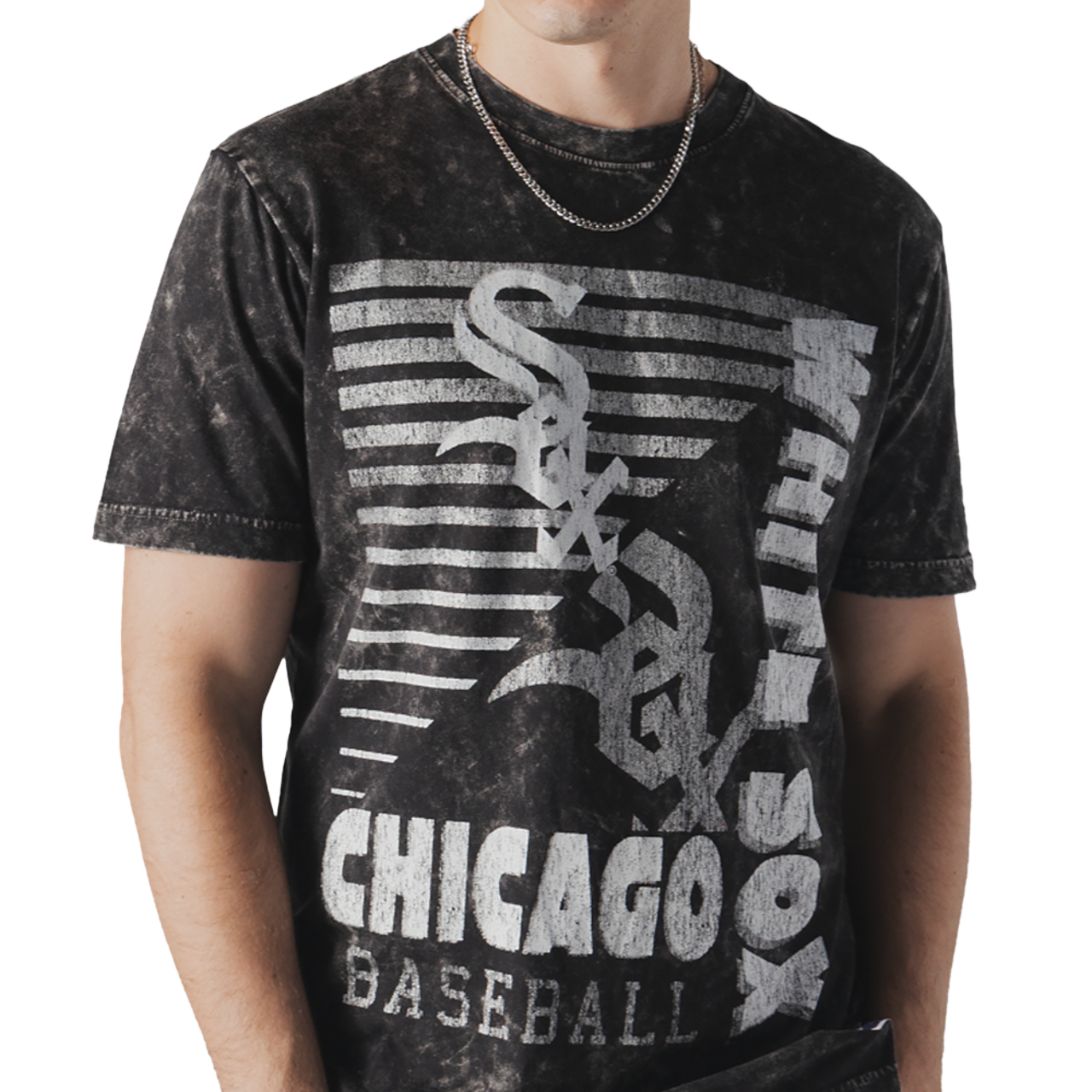 New Era White Sox Premium T-Shirt  Image 1 of 5. Tap to open photo gallery.