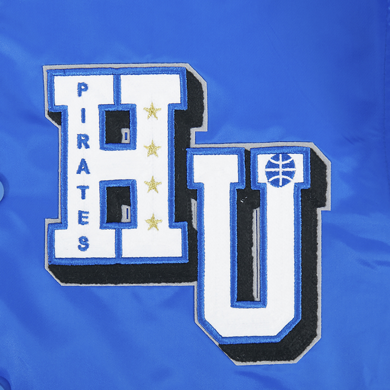 Pro Standard College HBCU Rib Satin Jacket Image 4 of 9. Tap to open photo gallery.