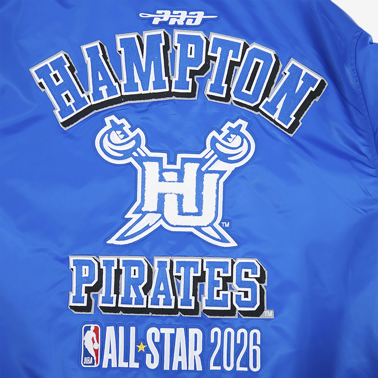 Pro Standard College HBCU Rib Satin Jacket Image 6 of 9. Tap to open photo gallery.