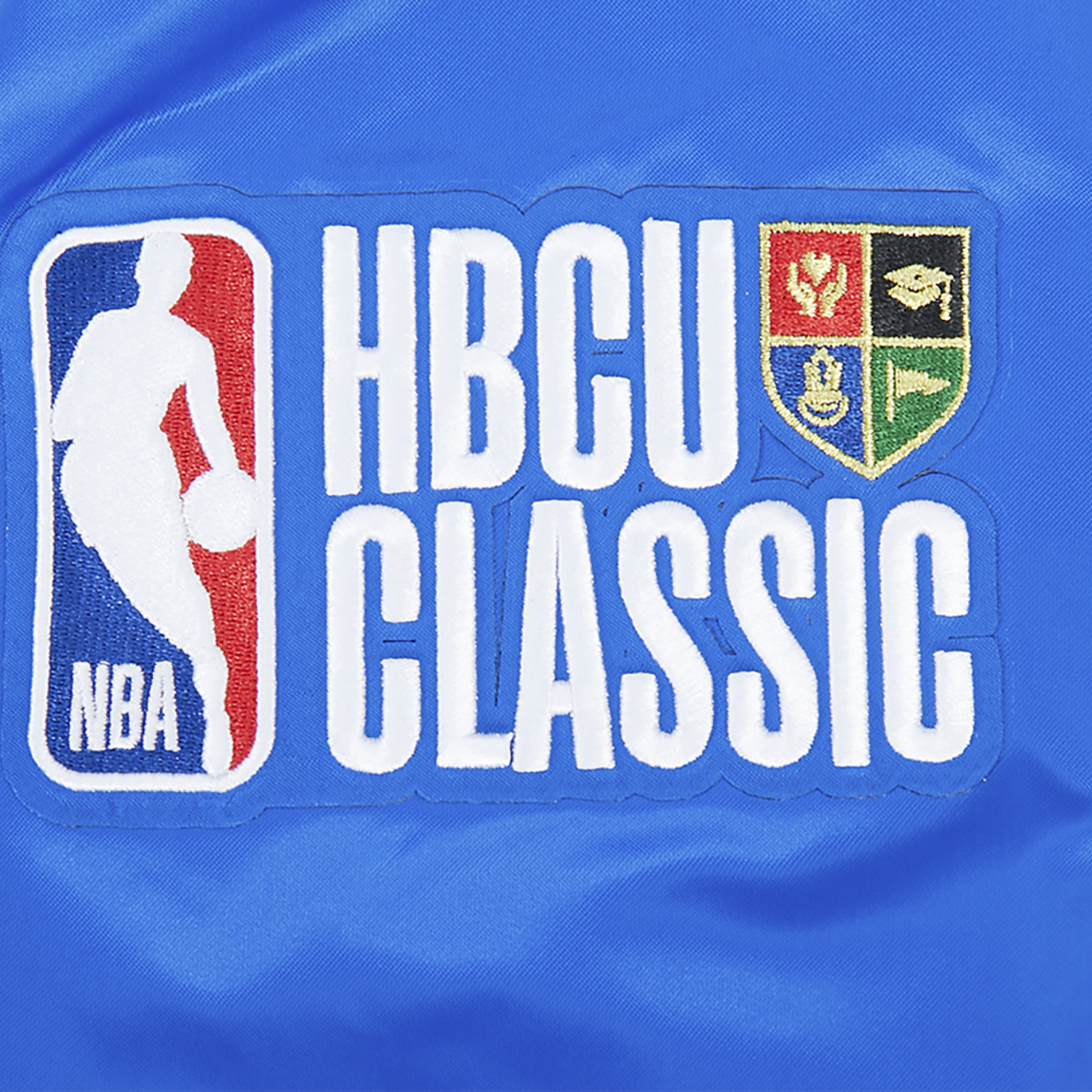 Pro Standard College HBCU Rib Satin Jacket Image 9 of 9. Tap to open photo gallery.