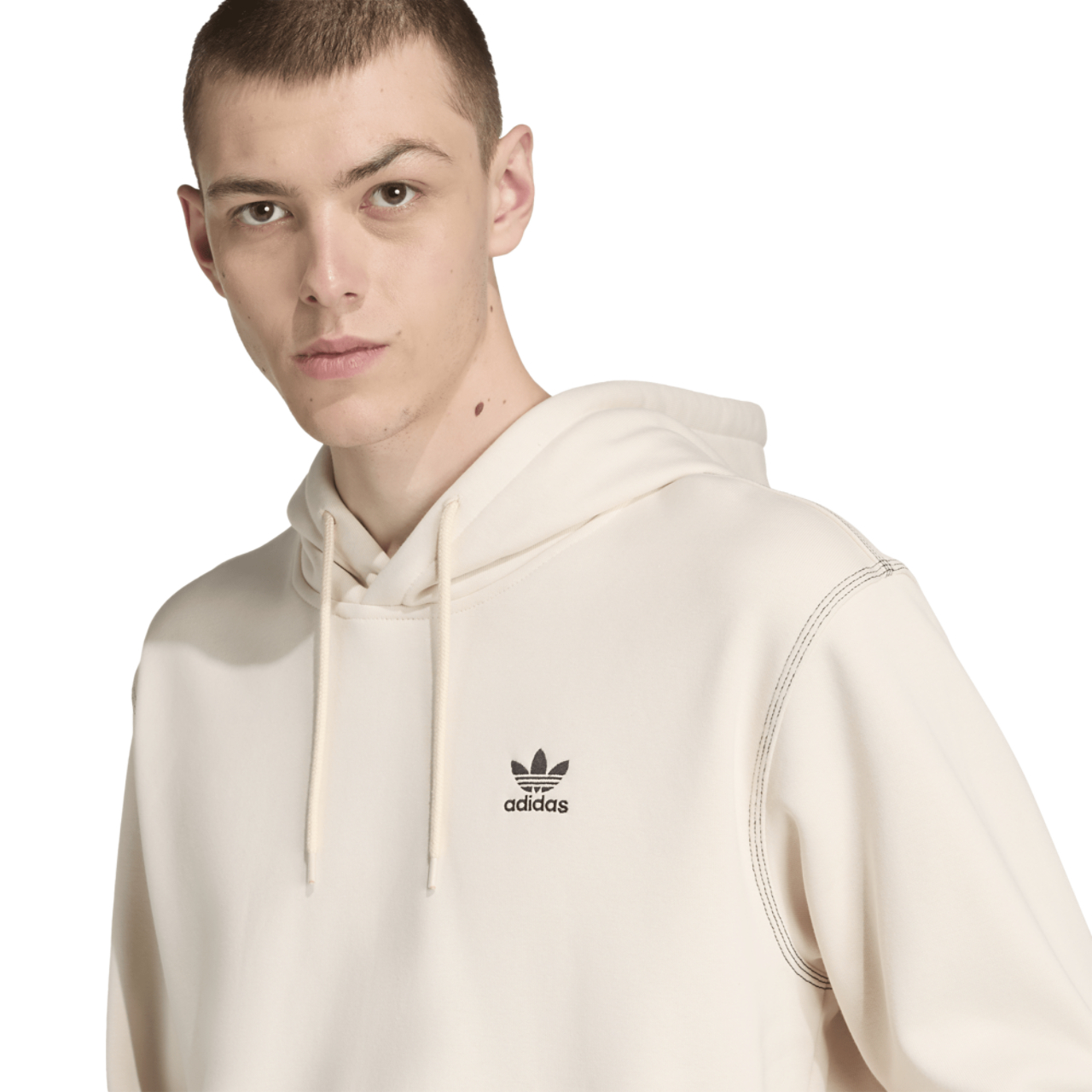 adidas Essential Loose Hoodie  Image 3 of 5. Tap to open photo gallery.