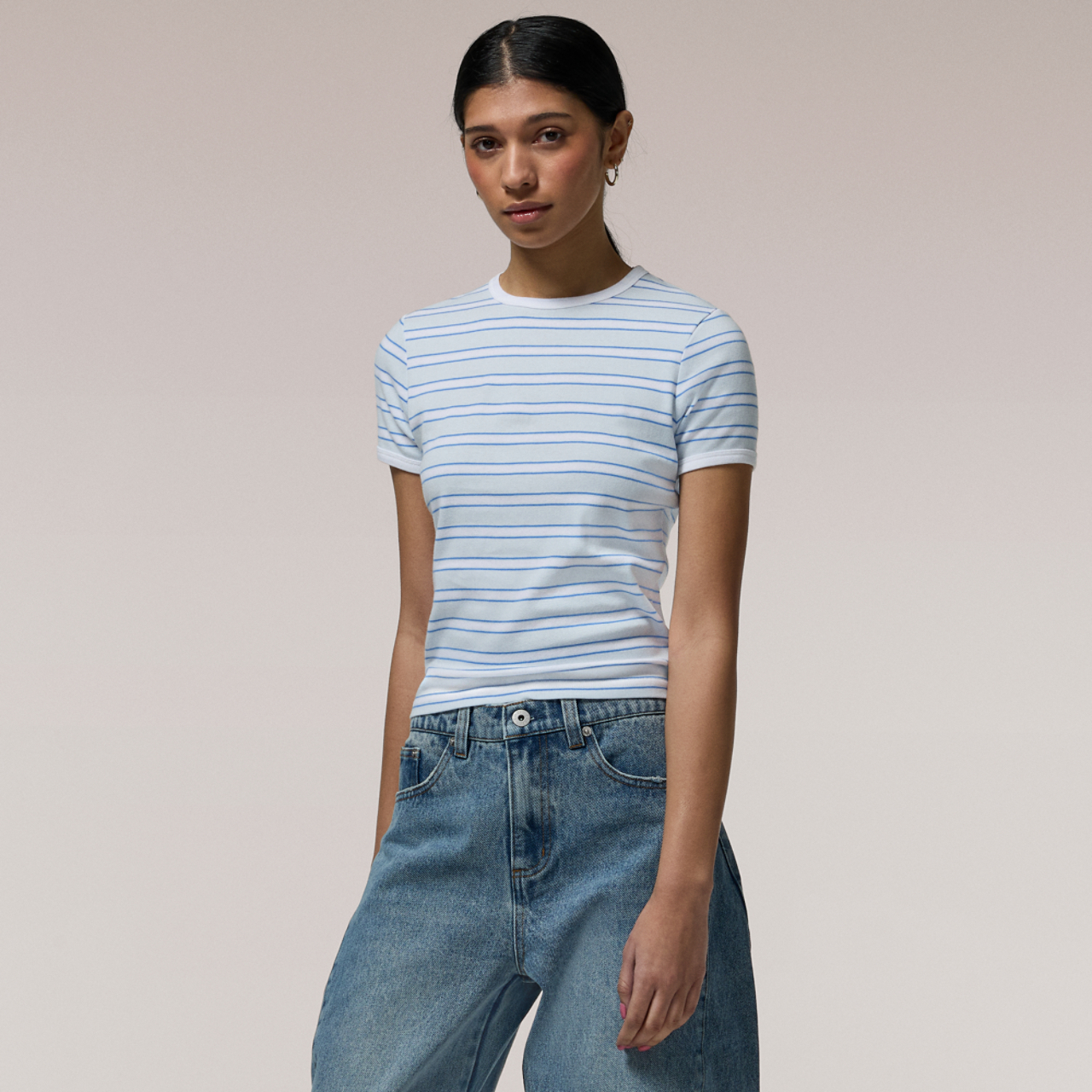 Cozi Ringer Baby T-Shirt Image 1 of 4. Tap to open photo gallery.