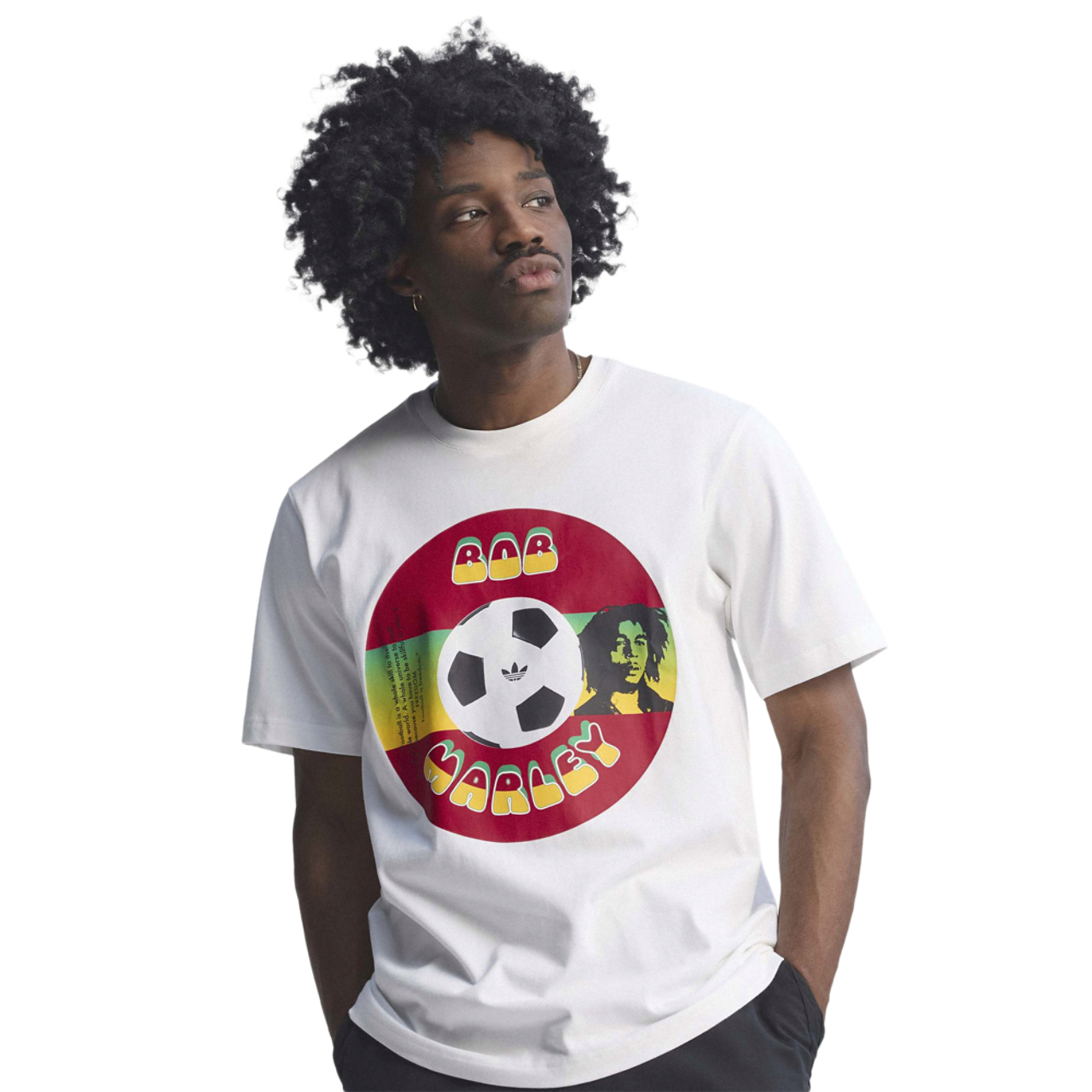adidas Jamaica Bob OG 2 T-Shirt  Image 1 of 10. Tap to open photo gallery.