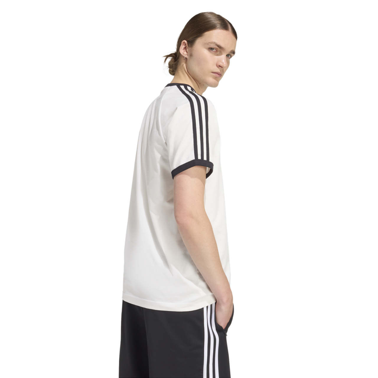 adidas 3-Stripes T-Shirt  Image 4 of 5. Tap to open photo gallery.