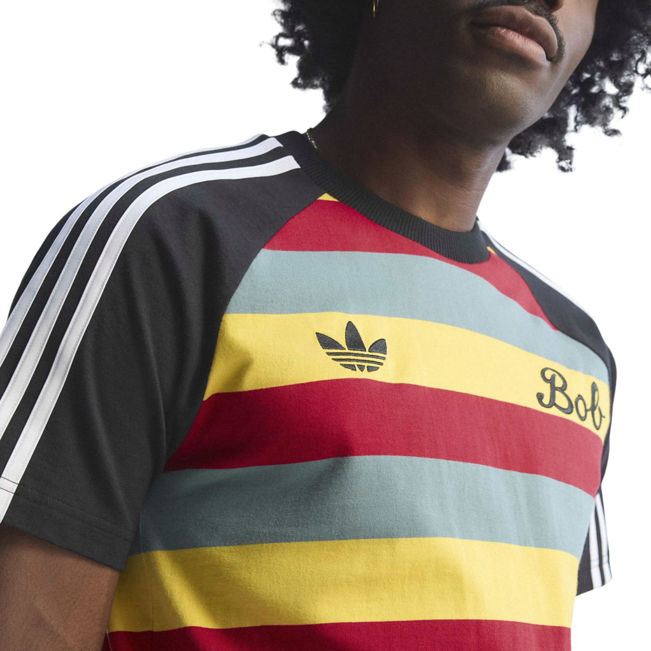 adidas T-shirt OG 3 Bob Jamaïque Image 3 de 10. Appuyez pour ouvrir la galerie de photos.