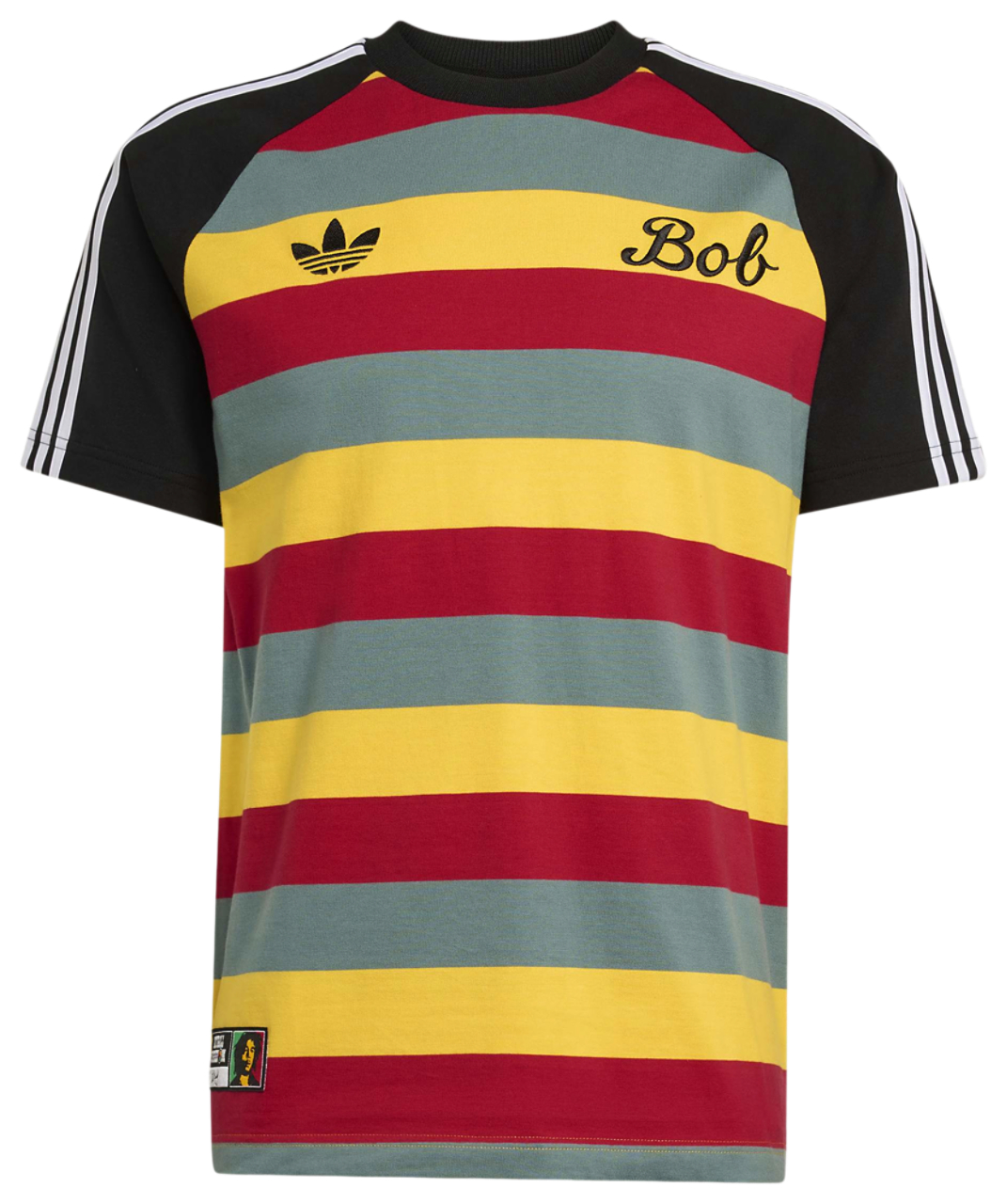 adidas T-shirt OG 3 Bob Jamaïque Image 10 de 10. Appuyez pour ouvrir la galerie de photos.