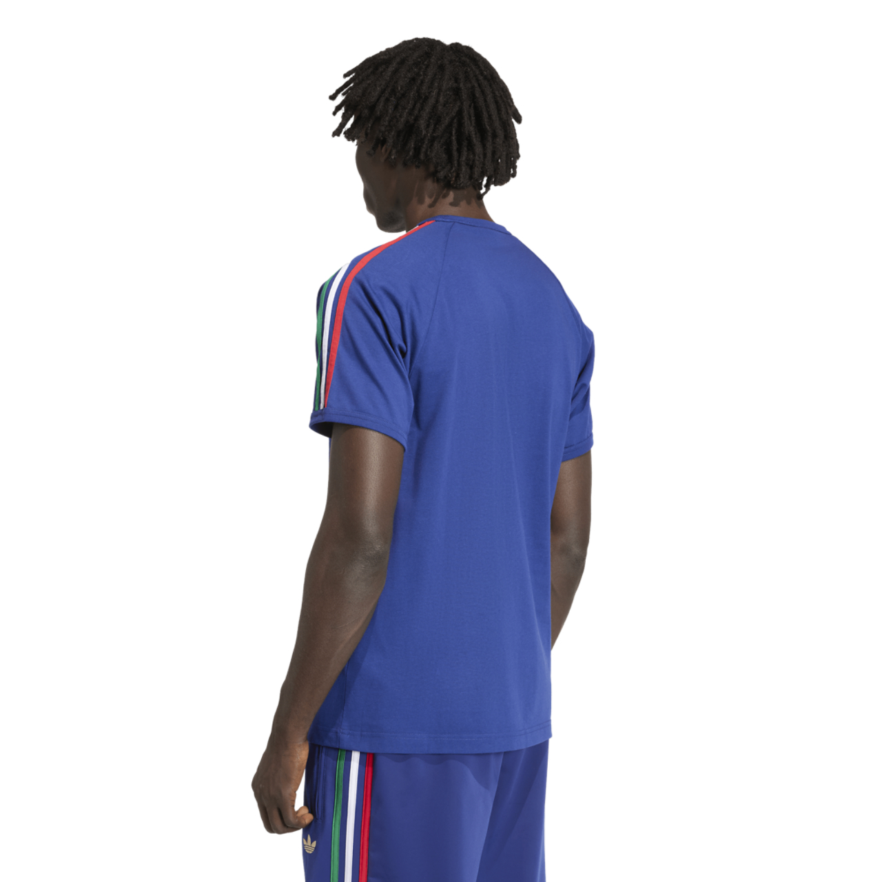 adidas Italy World Cup '26 3 Stripe T-Shirt  Image 2 of 5. Tap to open photo gallery.