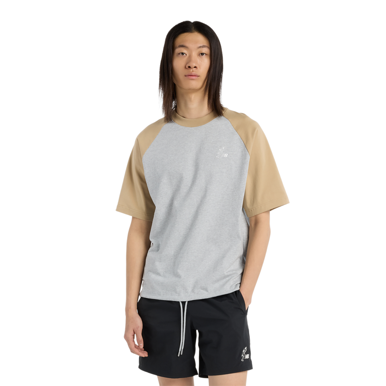 New Balance Shohei Heavyweight Baseball Raglan  Image 1 of 6. Tap to open photo gallery.