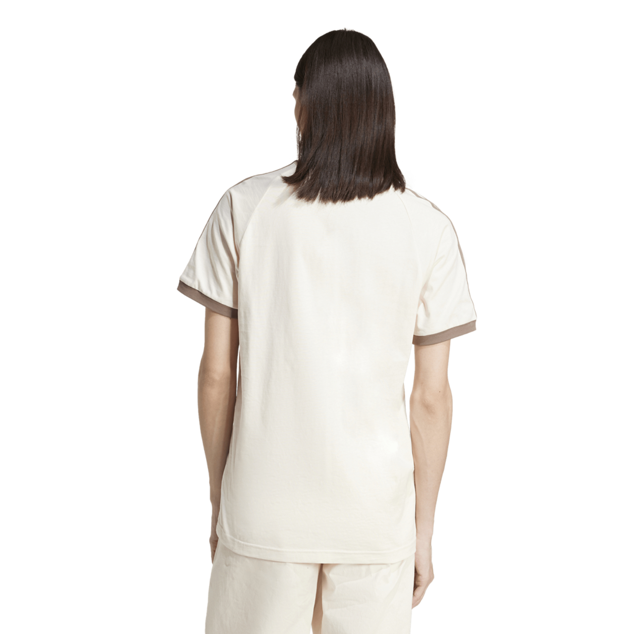 adidas 3 Stripe T-Shirt  Image 4 of 6. Tap to open photo gallery.