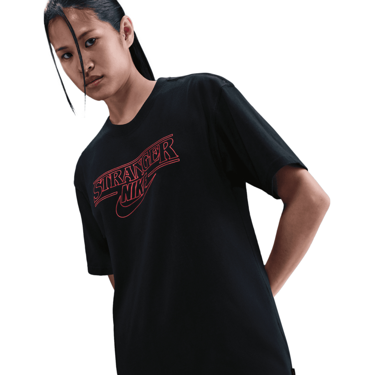 Nike NSW Stranger Things 5 T-Shirt  Image 2 of 7. Tap to open photo gallery.