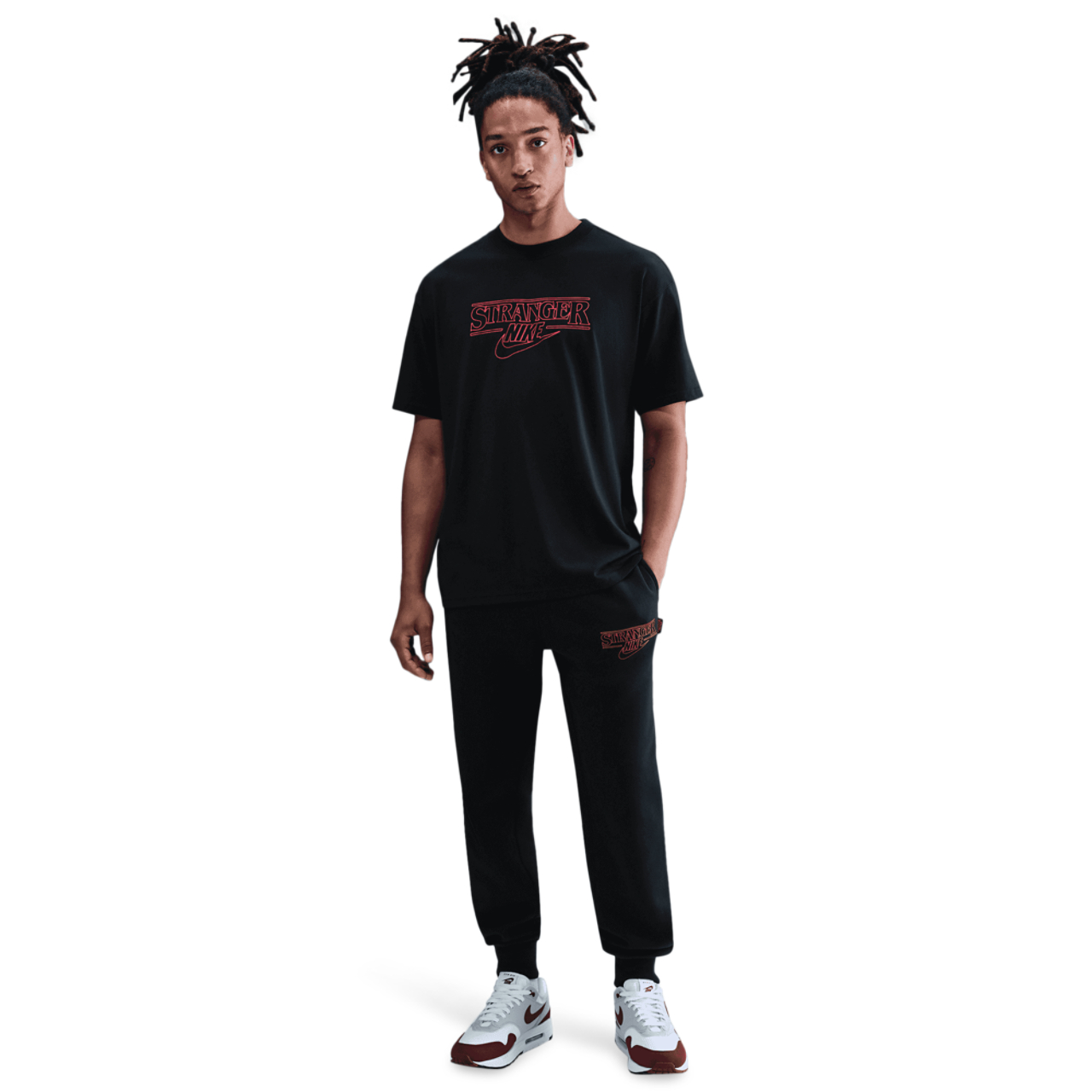 Nike NSW Stranger Things 5 T-Shirt  Image 7 of 7. Tap to open photo gallery.
