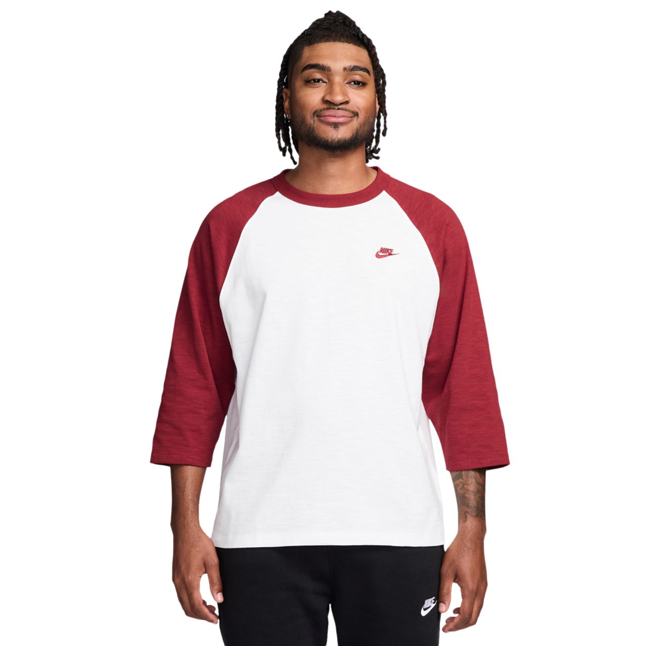 Nike Club 3/4 Raglan Top  Image 1 of 3. Tap to open photo gallery.