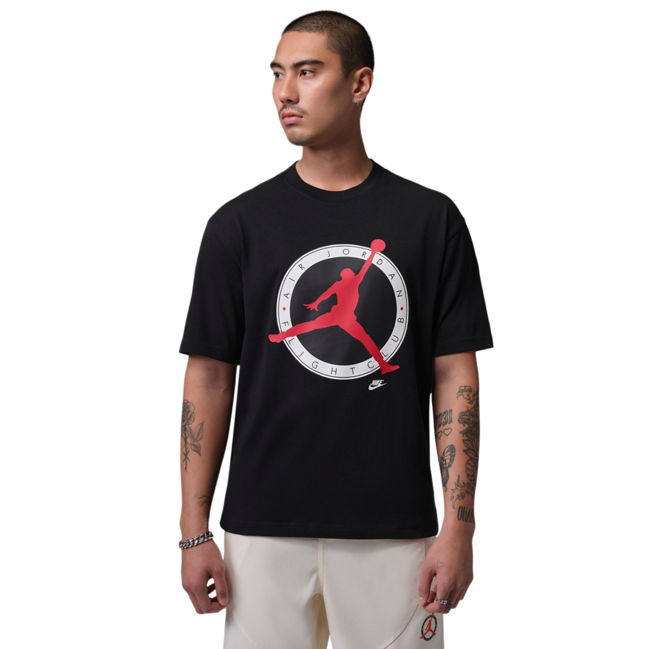 Jordan Flight Club Short Sleeve Crew  Image 1 of 4. Tap to open photo gallery.