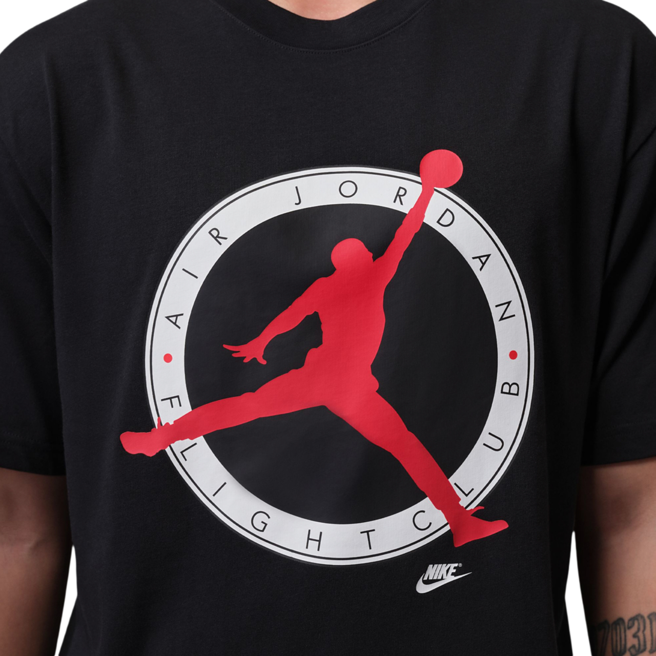 Jordan Flight Club Short Sleeve Crew  Image 3 of 4. Tap to open photo gallery.
