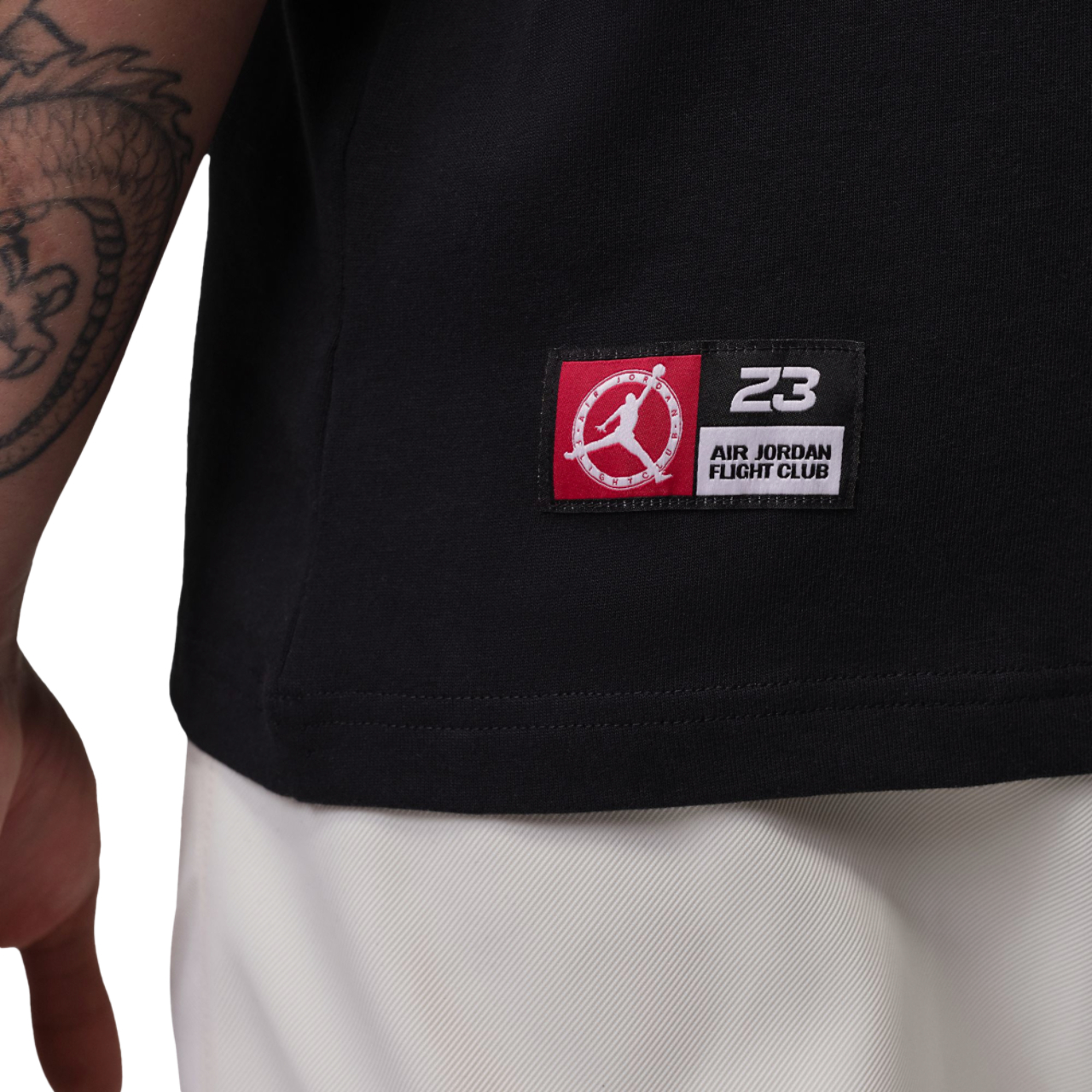 Jordan Flight Club Short Sleeve Crew  Image 4 of 4. Tap to open photo gallery.