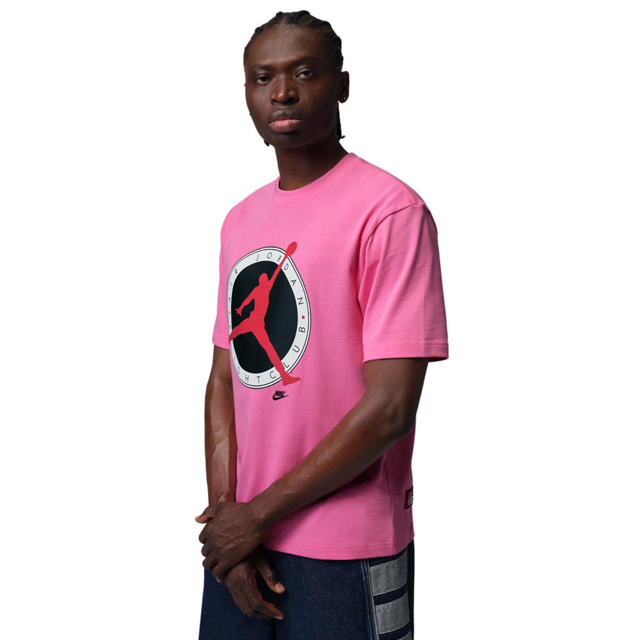 Jordan Flight Club Short Sleeve Crew  Image 1 of 6. Tap to open photo gallery.