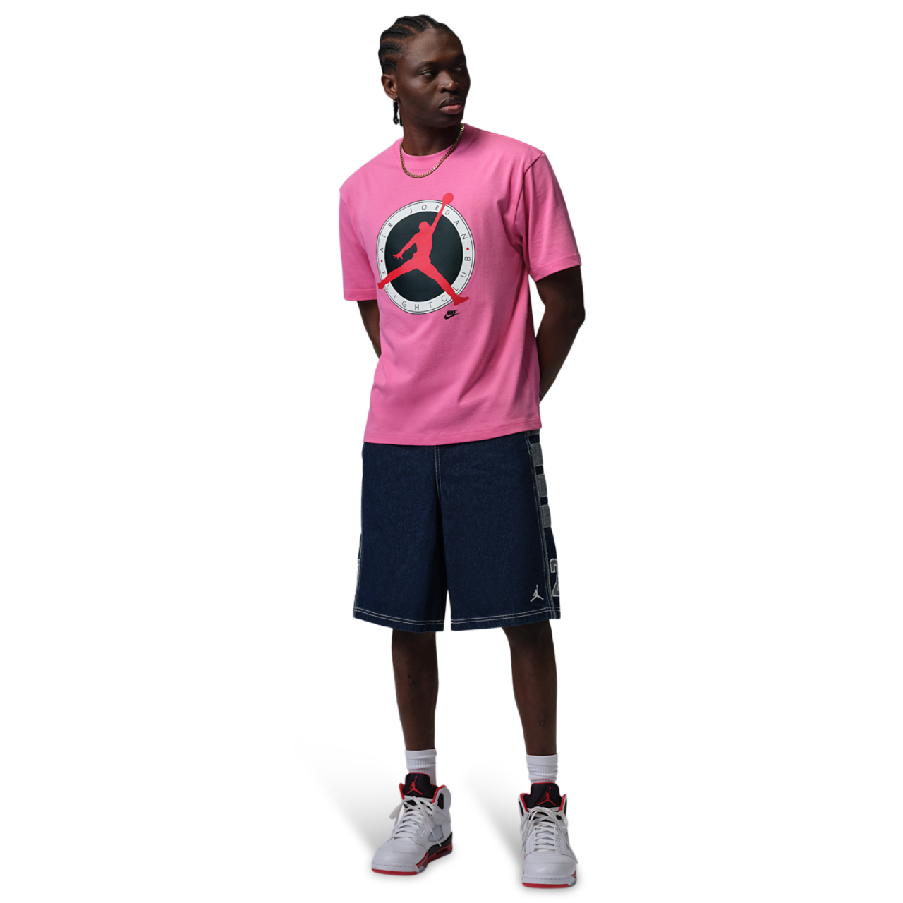 Jordan Flight Club Short Sleeve Crew  Image 6 of 6. Tap to open photo gallery.