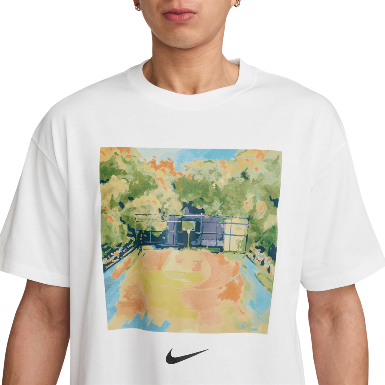 Nike T-shirt avec aquarelle NAOS M90 Image 3 de 3. Appuyez pour ouvrir la galerie de photos.