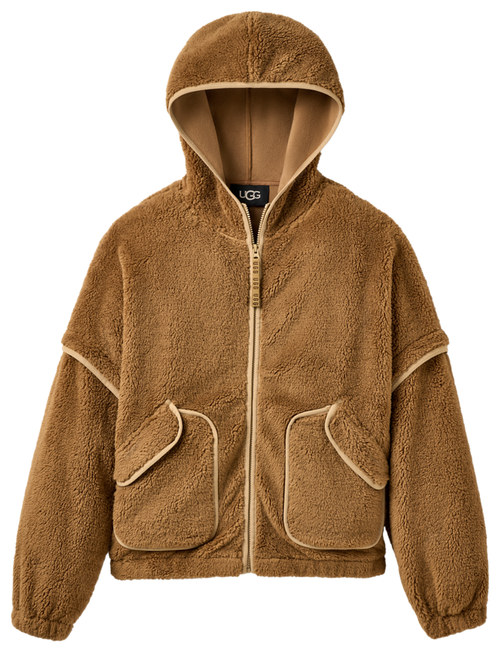 UGG Mariella Fluff Full-Zip Hoodie Image 1 of 5. Tap to open photo gallery.