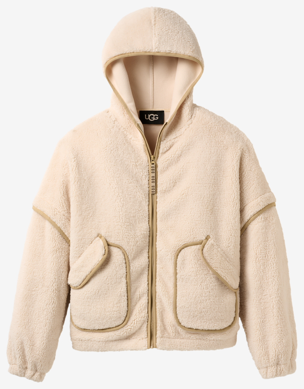 UGG Mariella Fluff Full-Zip Hoodie Image 1 of 5. Tap to open photo gallery.