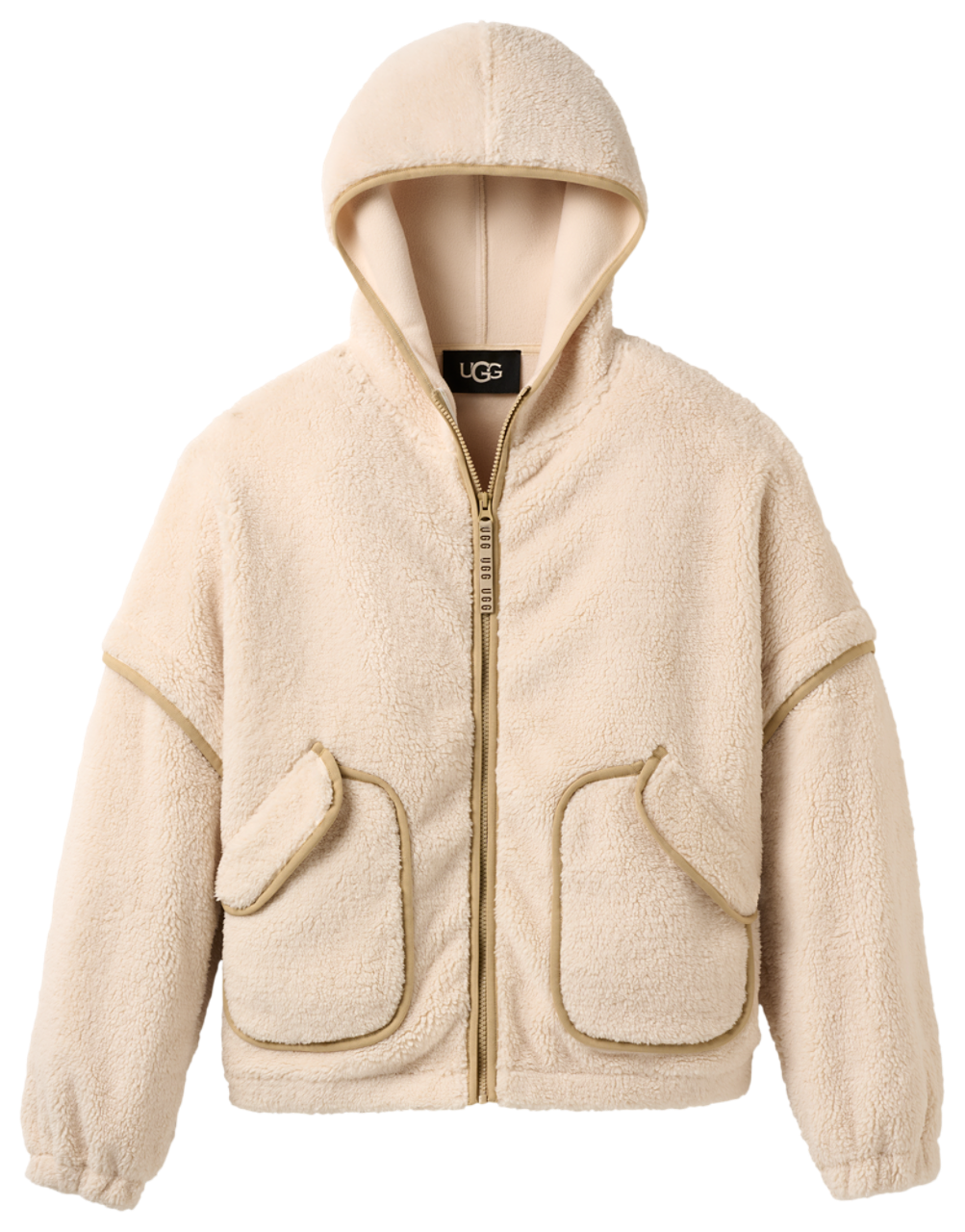UGG Mariella Fluff Full-Zip Hoodie Image 1 of 5. Tap to open photo gallery.