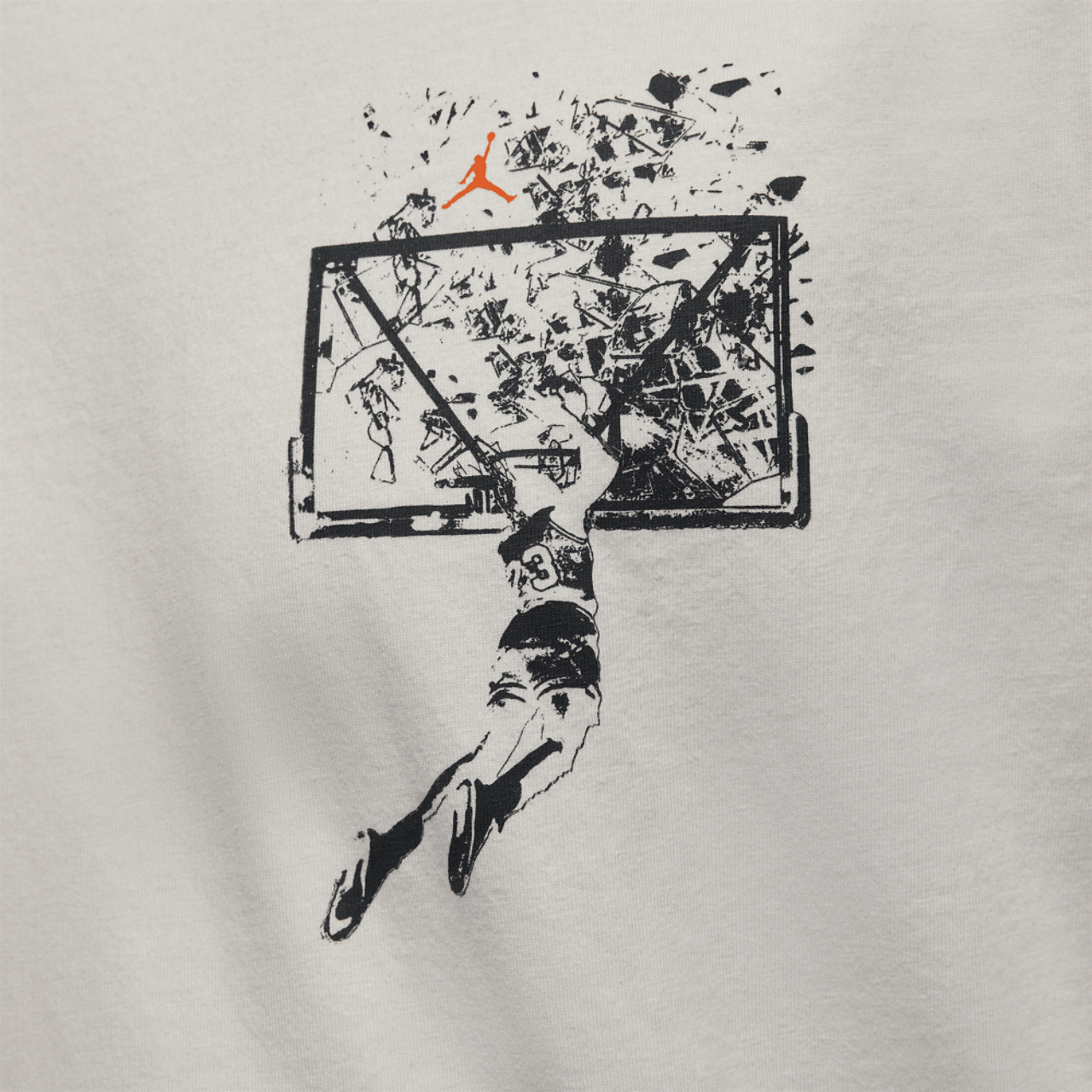 Jordan Brooklyn SBB Oversize GFX Short Sleeve Crew  Image 4 of 6. Tap to open photo gallery.