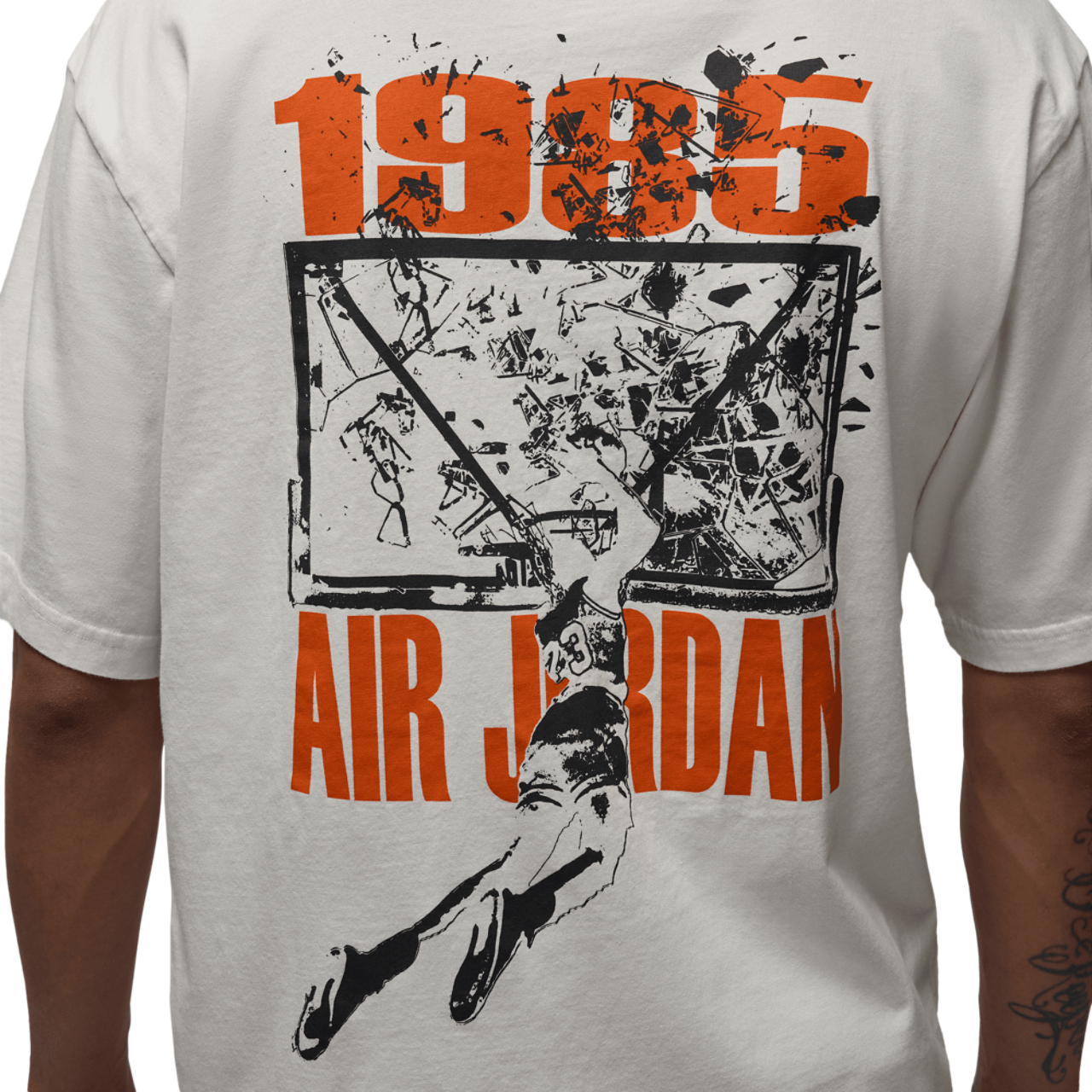 Jordan Brooklyn SBB Oversize GFX Short Sleeve Crew  Image 5 of 6. Tap to open photo gallery.