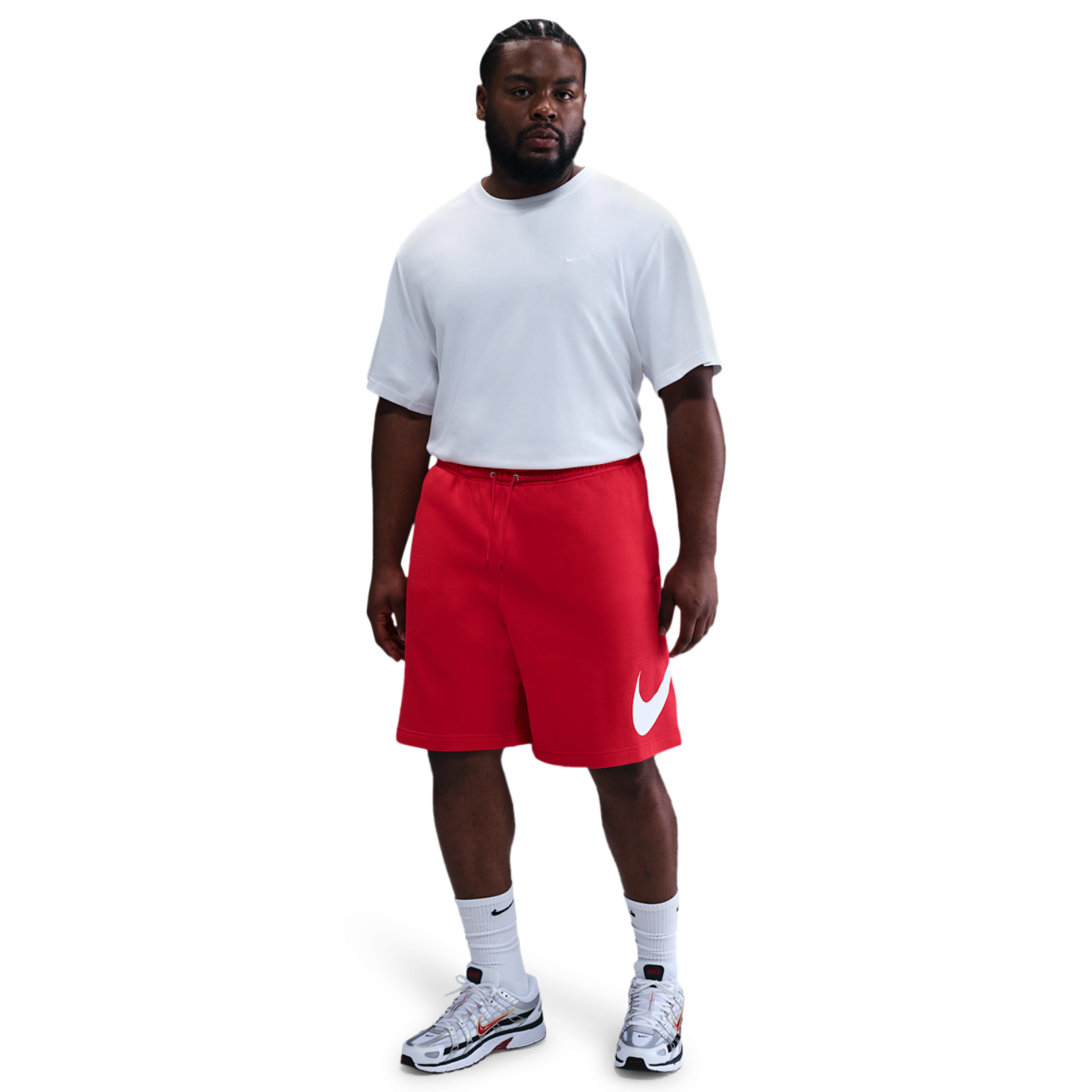 Nike Solo Swoosh Fleece Shorts  Image 1 of 3. Tap to open photo gallery.