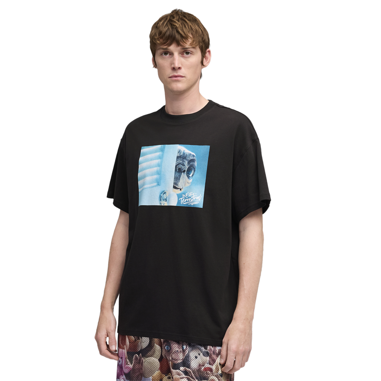 PUMA T-shirt Hoops x E.T. II Image 1 de 4. Appuyez pour ouvrir la galerie de photos.