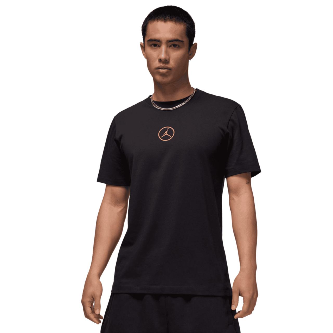 Jordan Flight Essentials Jumpman Short Sleeve Crew  Image 1 of 4. Tap to open photo gallery.