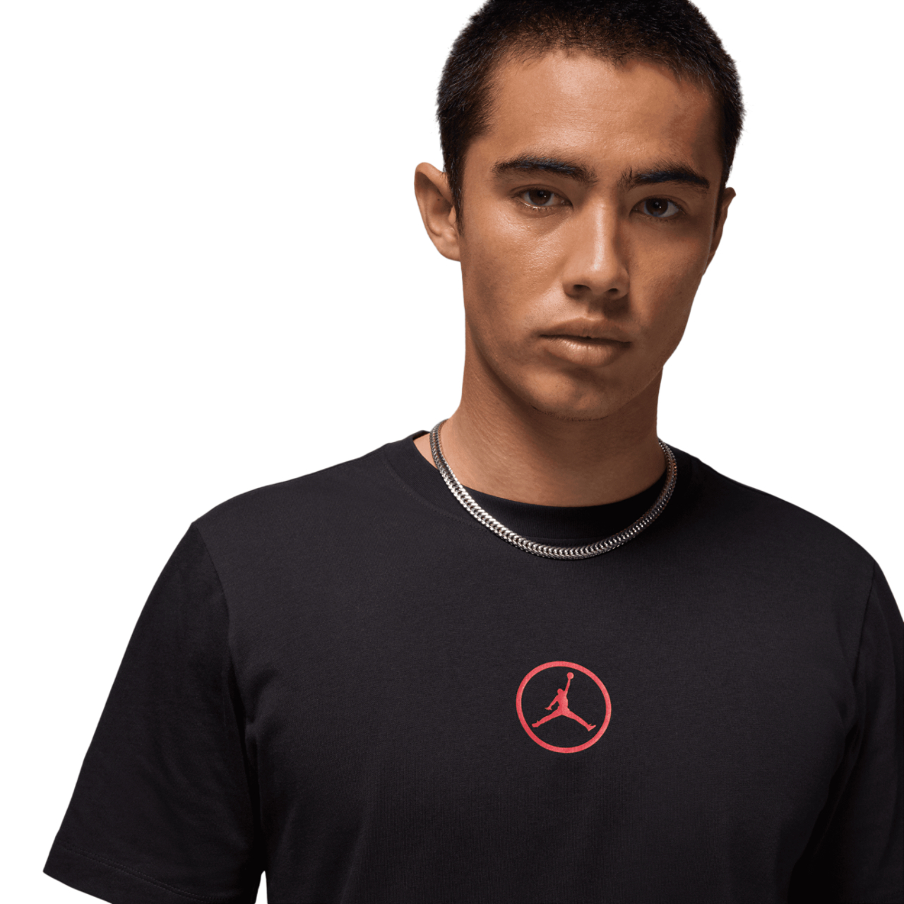 Jordan Flight Essentials Jumpman Short Sleeve Crew  Image 3 of 4. Tap to open photo gallery.