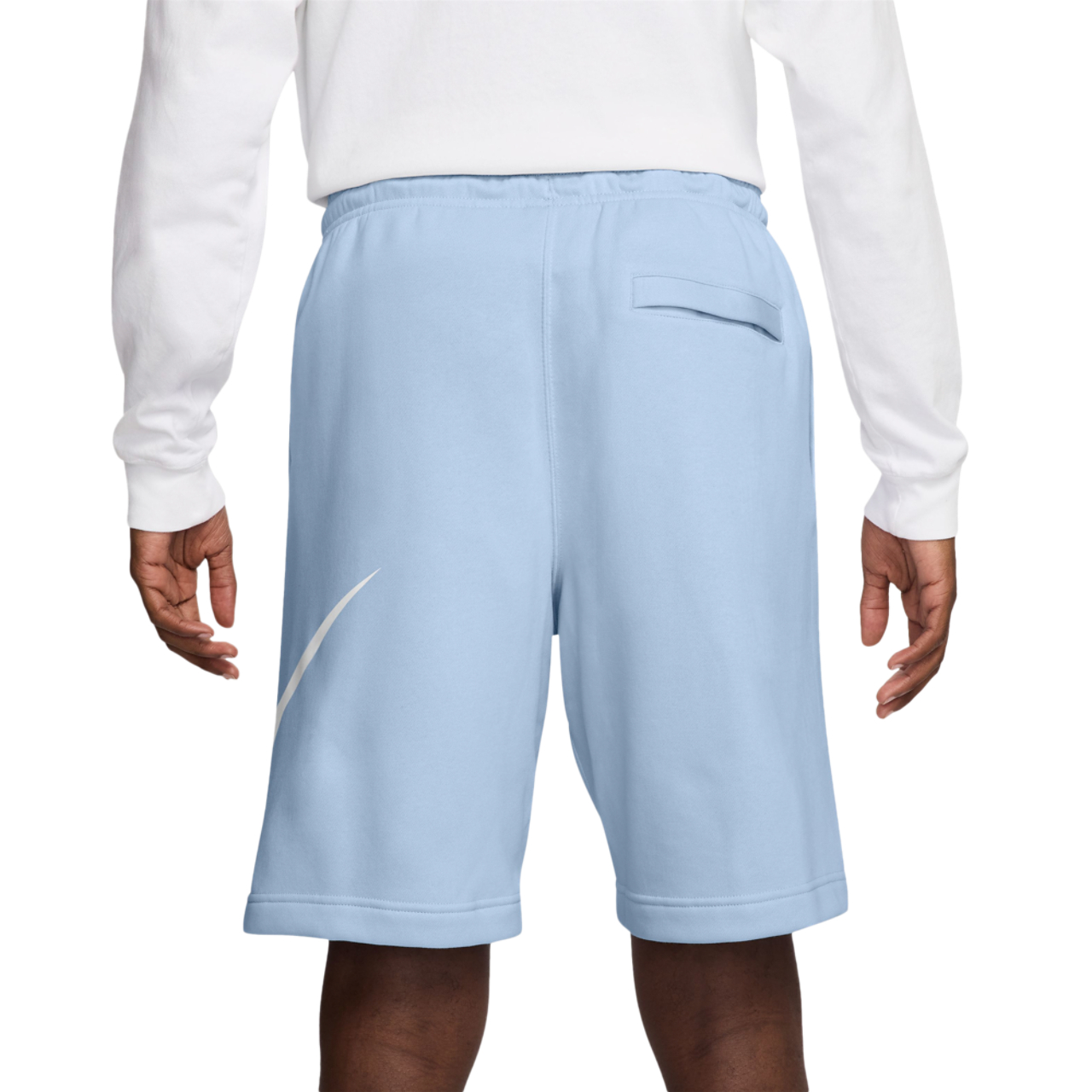 Nike Solo Swoosh Fleece Shorts  Image 2 of 4. Tap to open photo gallery.