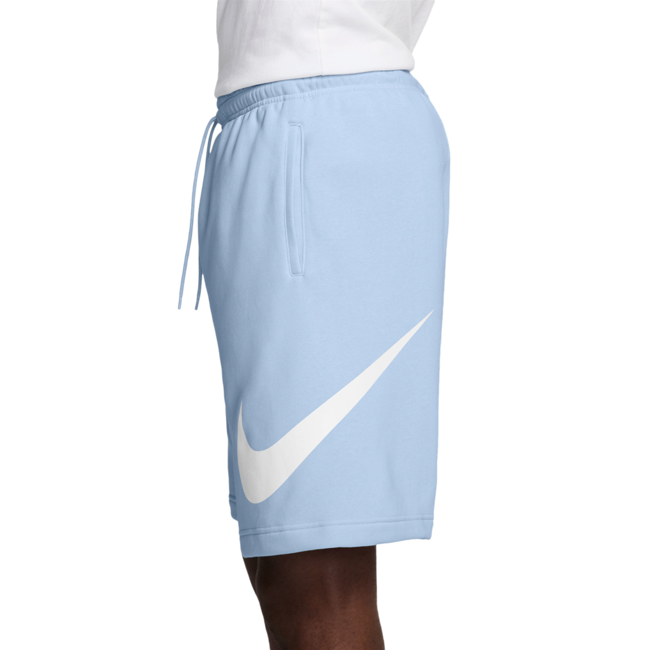 Nike Solo Swoosh Fleece Shorts  Image 3 of 4. Tap to open photo gallery.
