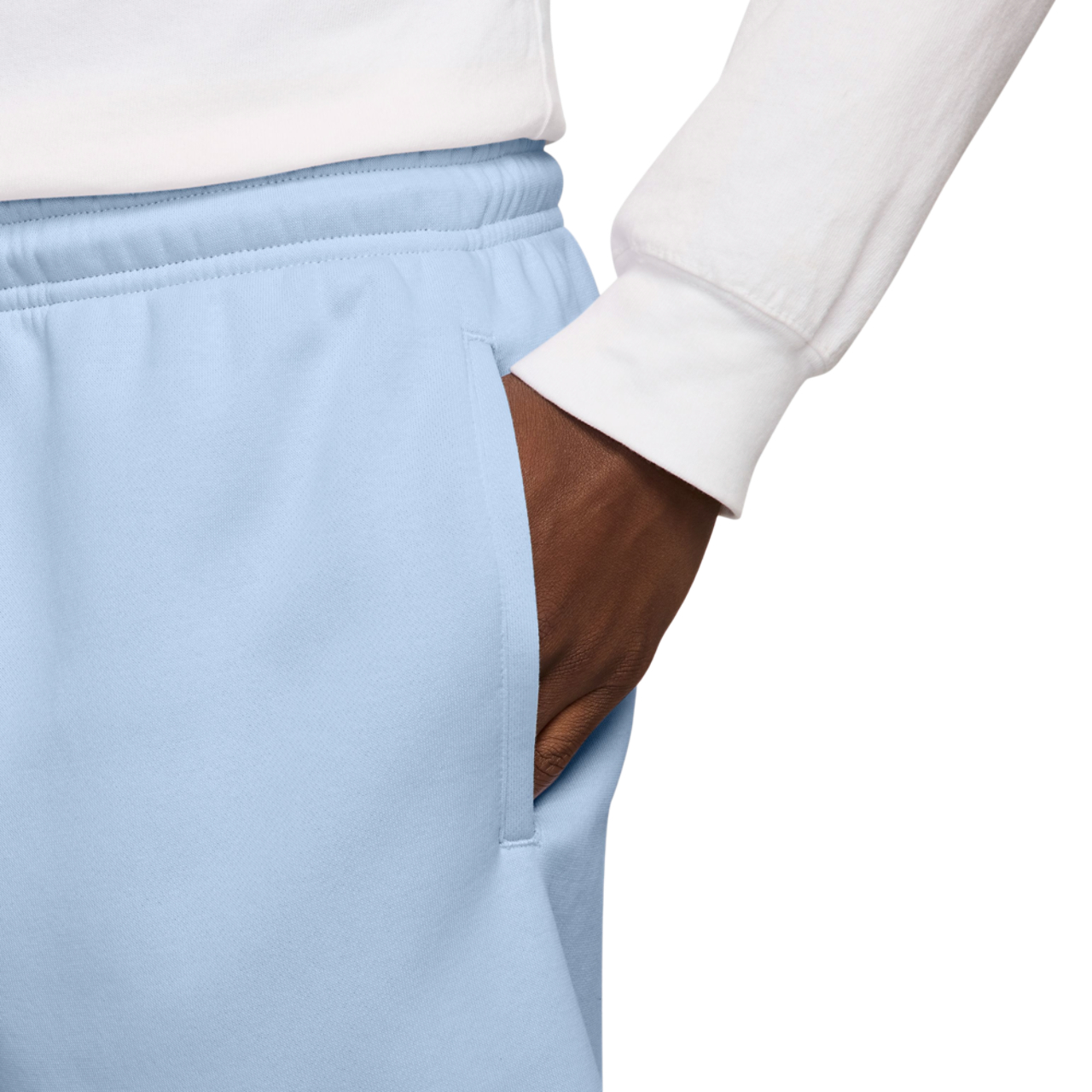 Nike Solo Swoosh Fleece Shorts  Image 4 of 4. Tap to open photo gallery.