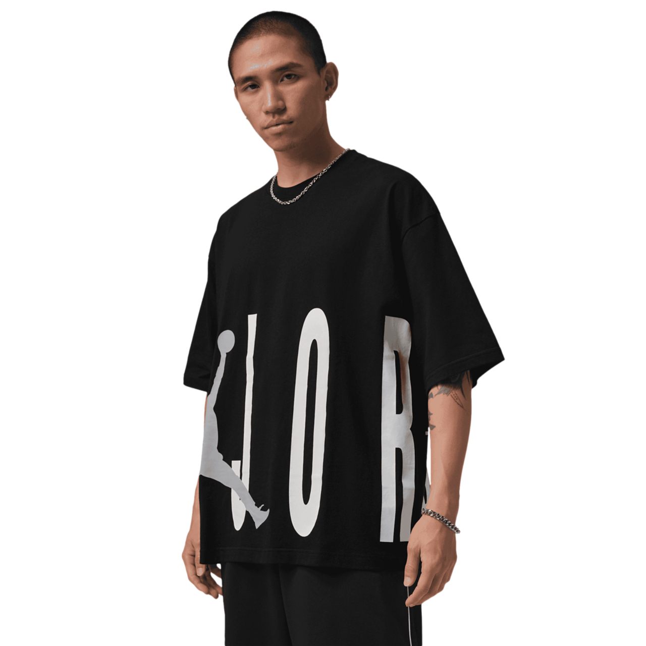 Jordan Torso Stretch Oversized Short Sleeve Crew  Image 1 of 5. Tap to open photo gallery.