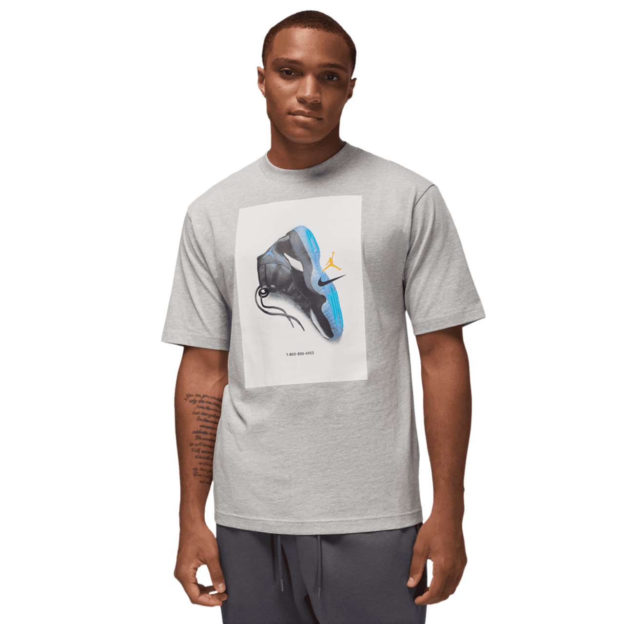 Jordan Brooklyn AJ 11 AD Graphic Short Sleeve Crew  Image 1 of 5. Tap to open photo gallery.