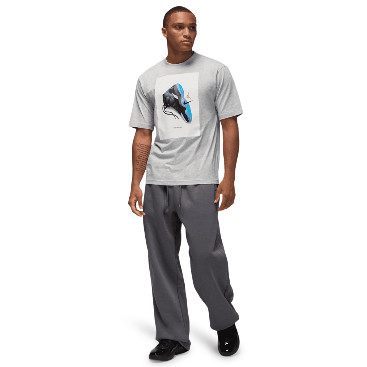 Jordan Brooklyn AJ 11 AD Graphic Short Sleeve Crew  Image 5 of 5. Tap to open photo gallery.