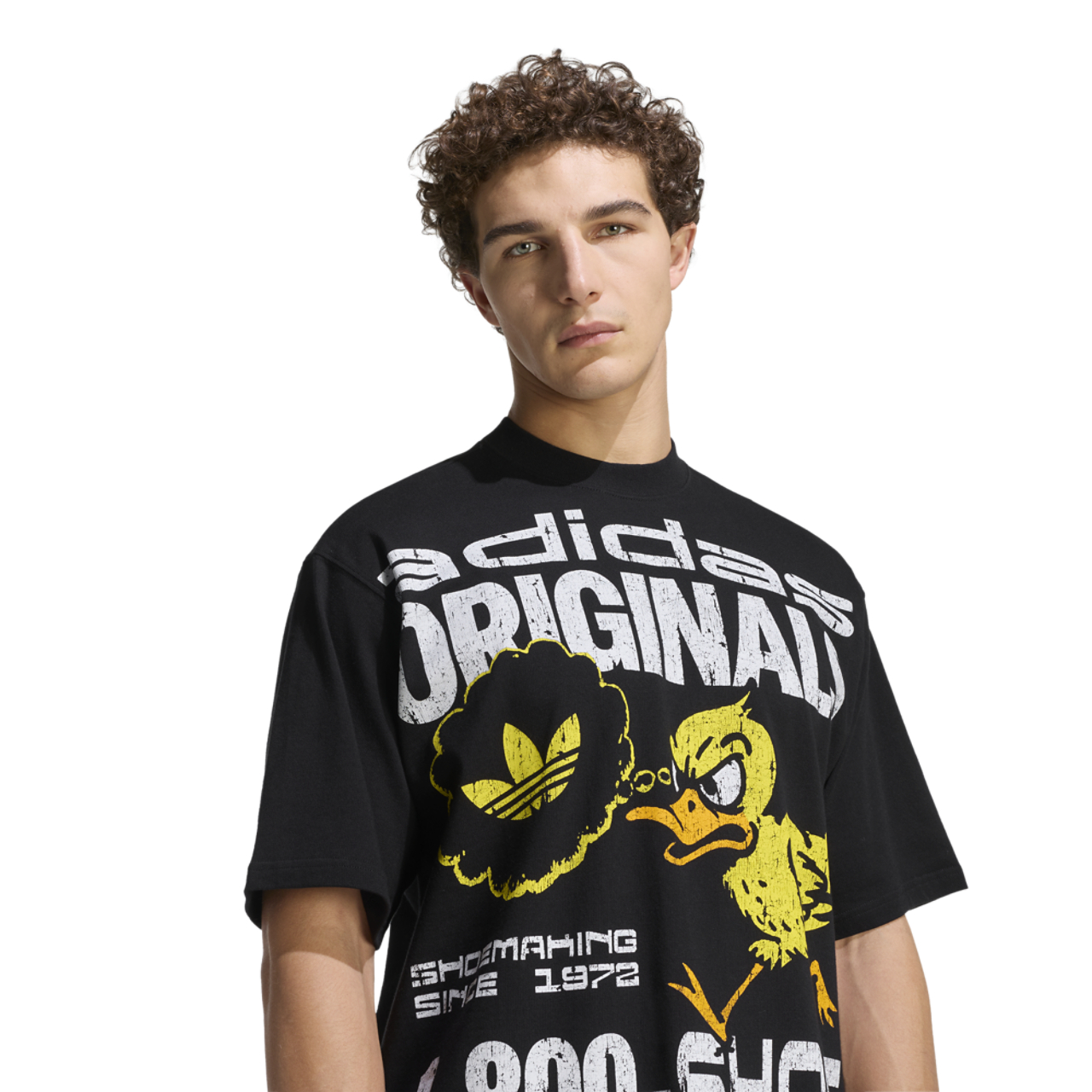 adidas Duck Graphic T-Shirt  Image 3 of 5. Tap to open photo gallery.