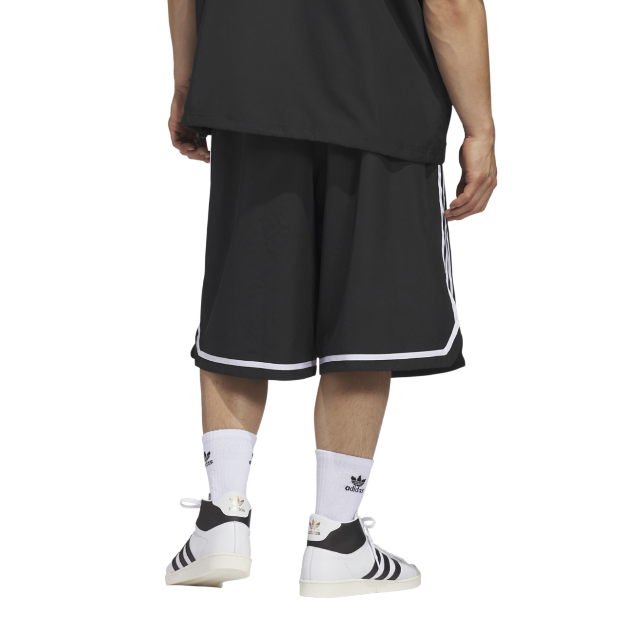 adidas Long 12" Shorts  Image 2 of 4. Tap to open photo gallery.