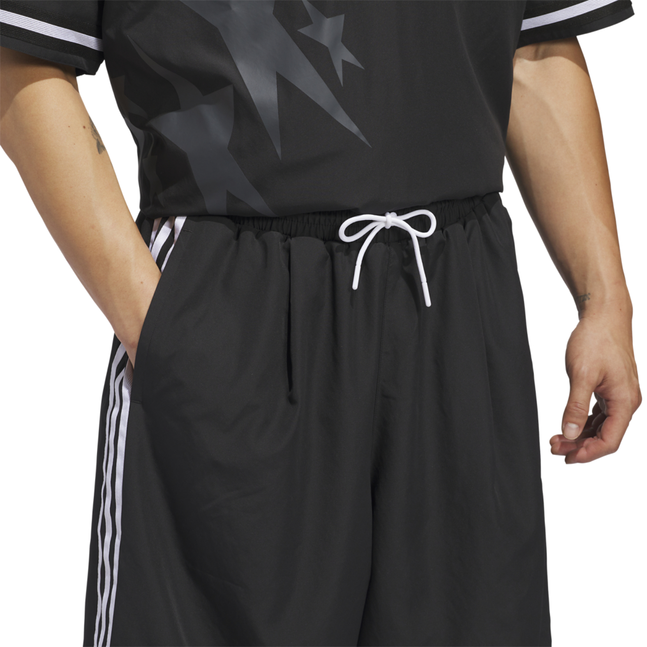 adidas Long 12" Shorts  Image 3 of 4. Tap to open photo gallery.