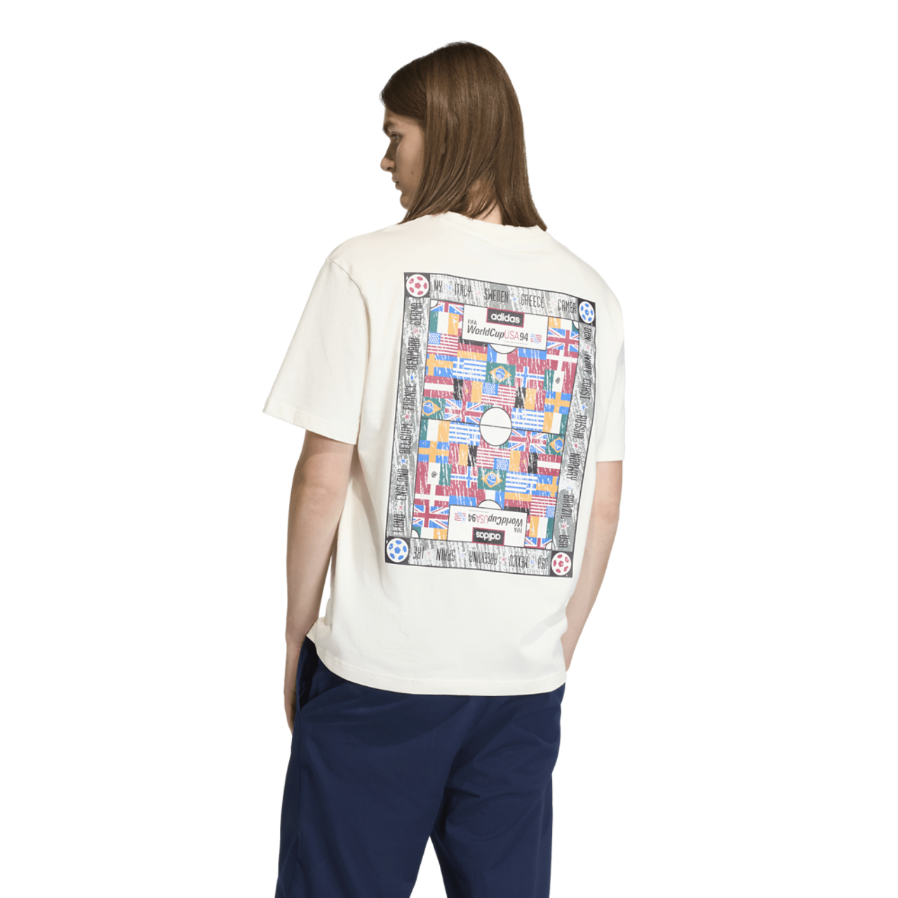 adidas Archive Country Flag T-Shirt Image 2 of 5. Tap to open photo gallery.