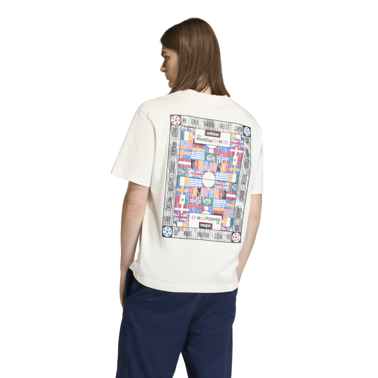 adidas Archive Country Flag T-Shirt Image 2 of 5. Tap to open photo gallery.