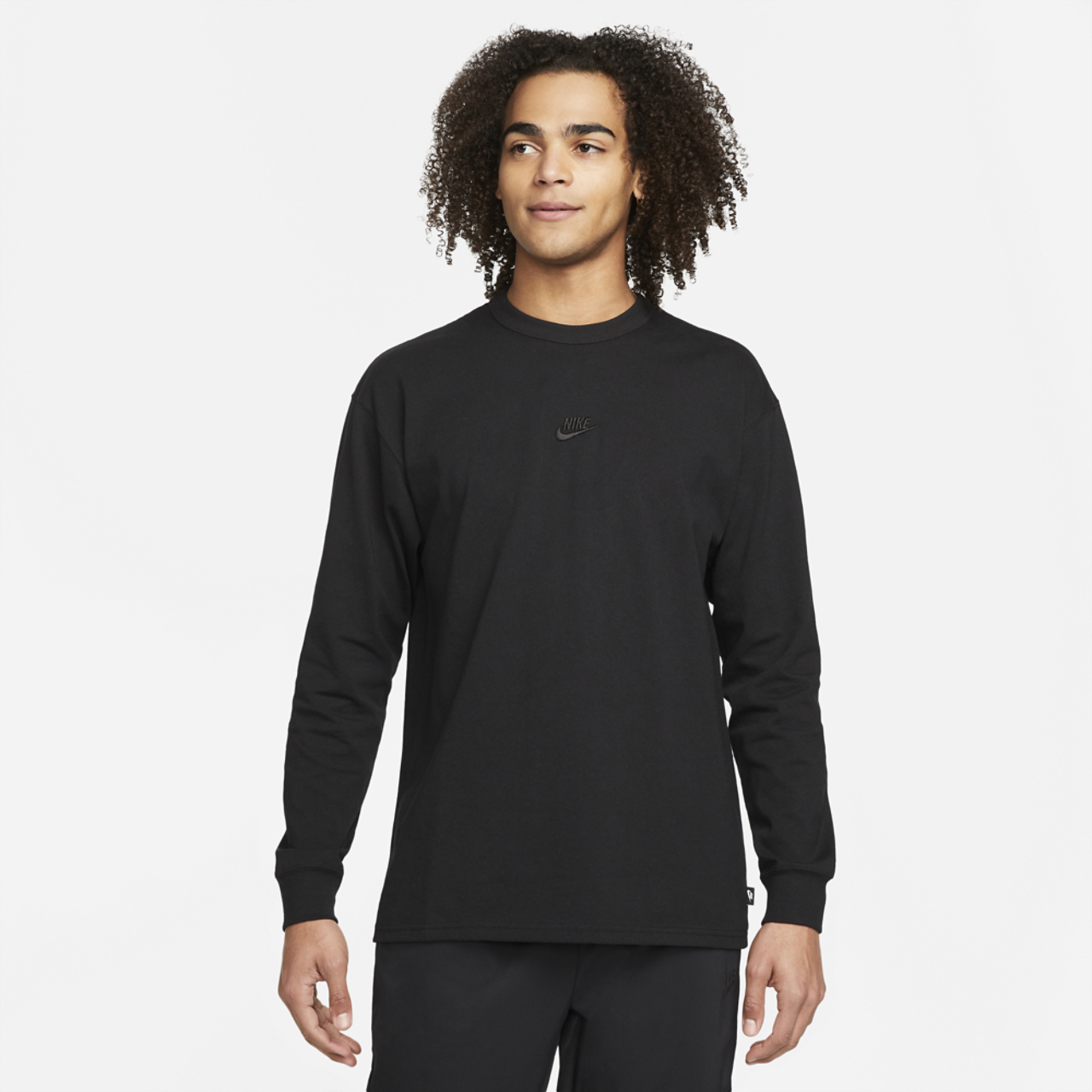 Nike Premium Essentials Long Sleeve SUST T-Shirt  Image 1 of 5. Tap to open photo gallery.