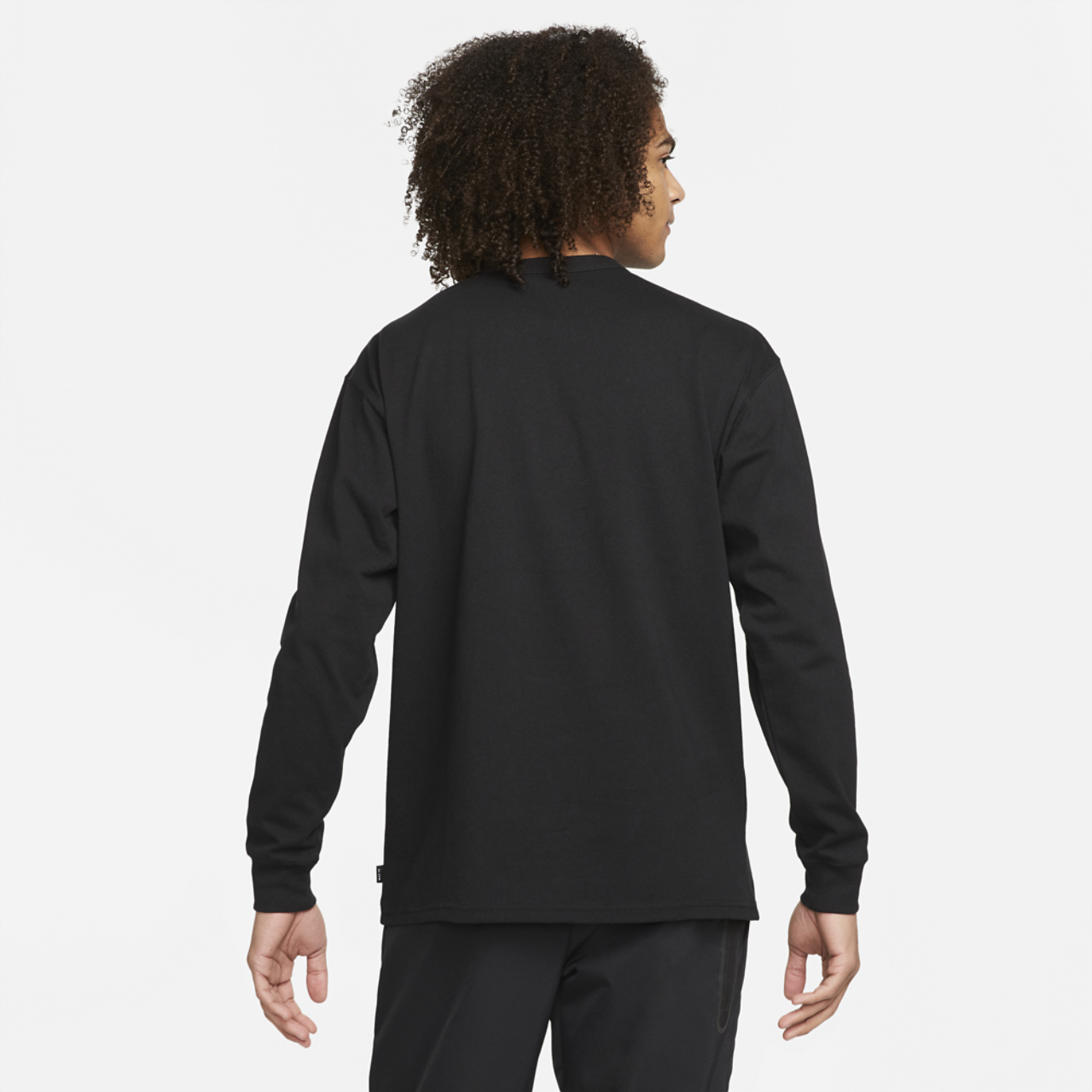 Nike Premium Essentials Long Sleeve SUST T-Shirt  Image 3 of 5. Tap to open photo gallery.