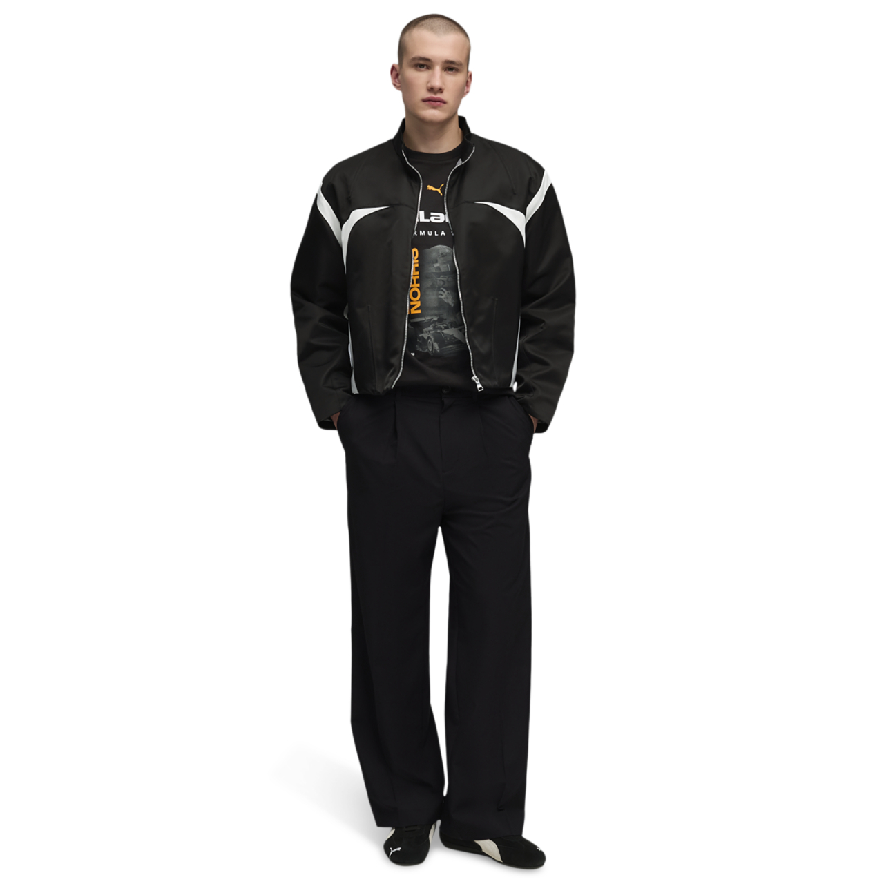 PUMA McLaren Driver1 T-Shirt  Image 3 of 5. Tap to open photo gallery.
