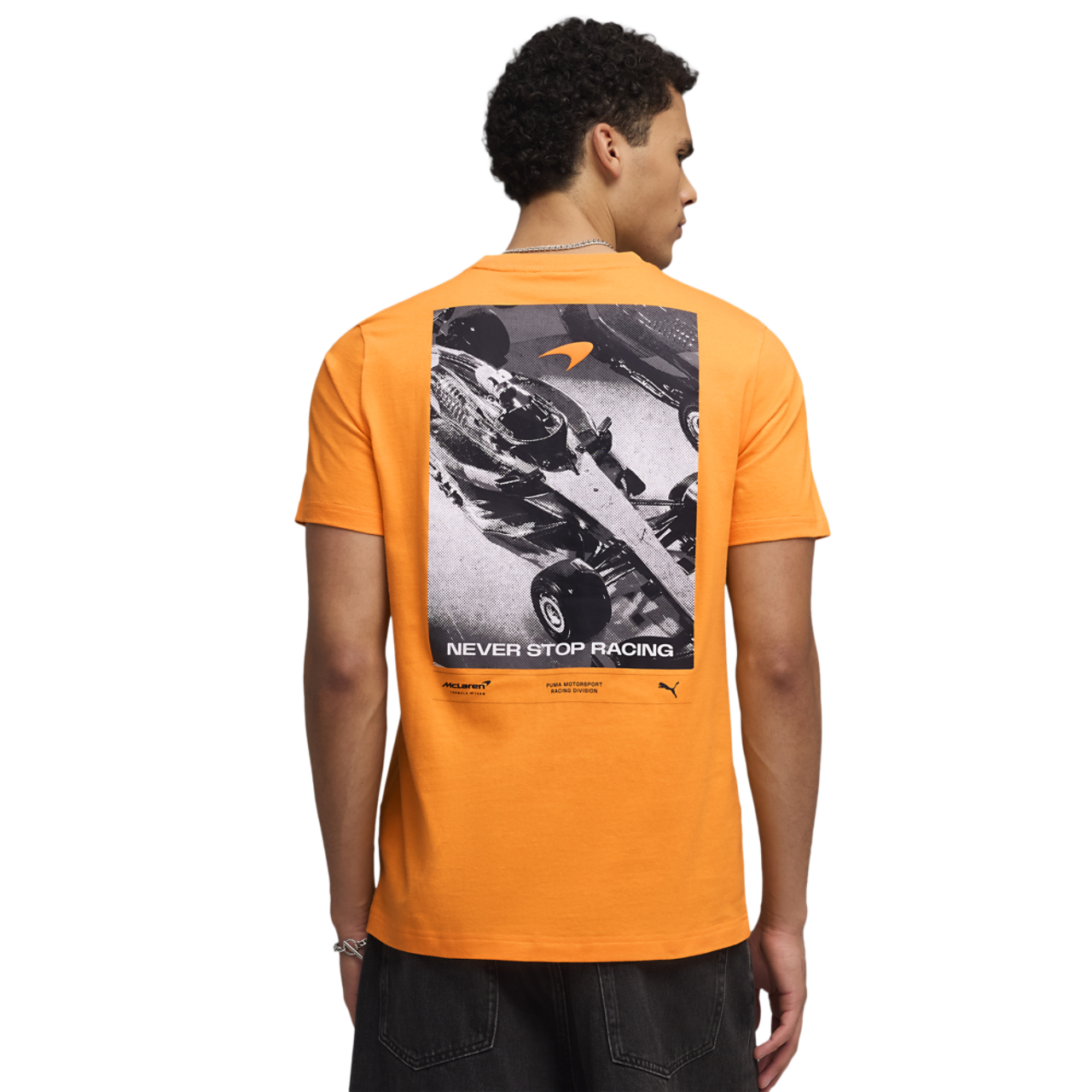 PUMA McLaren Relaxed Graphic T-Shirt  Image 2 of 5. Tap to open photo gallery.