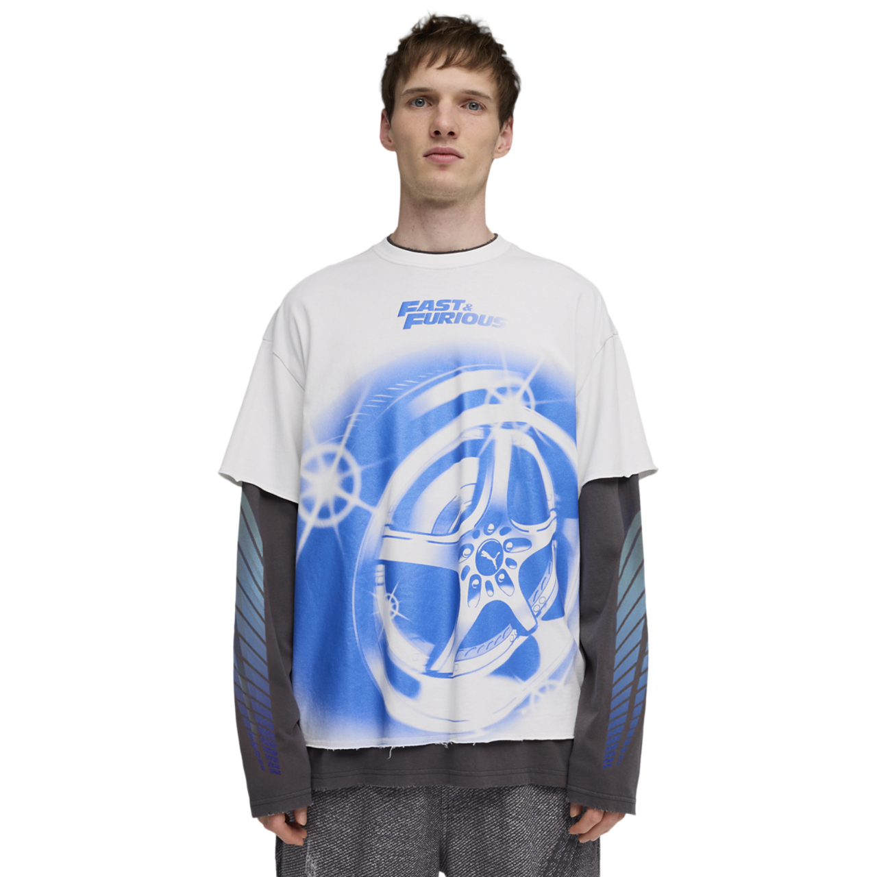 PUMA x Fast & Furious Long Sleeve T-Shirt  Image 1 of 5. Tap to open photo gallery.