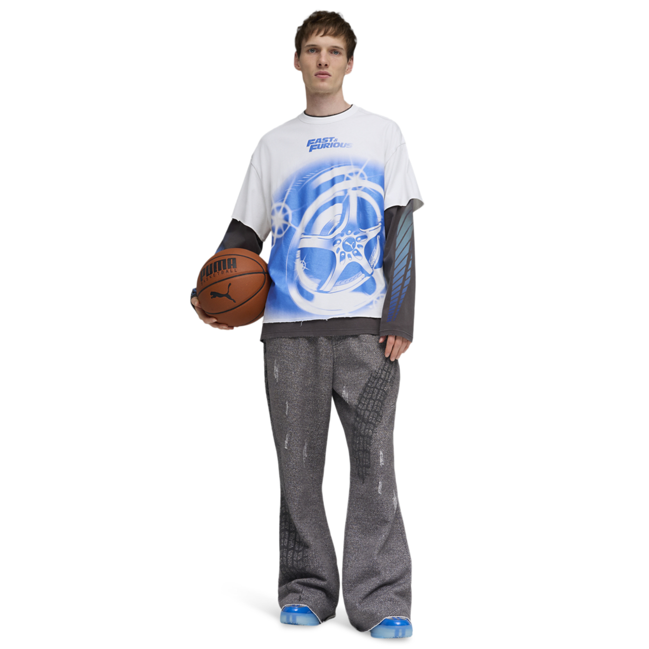PUMA x Fast & Furious Long Sleeve T-Shirt  Image 3 of 5. Tap to open photo gallery.