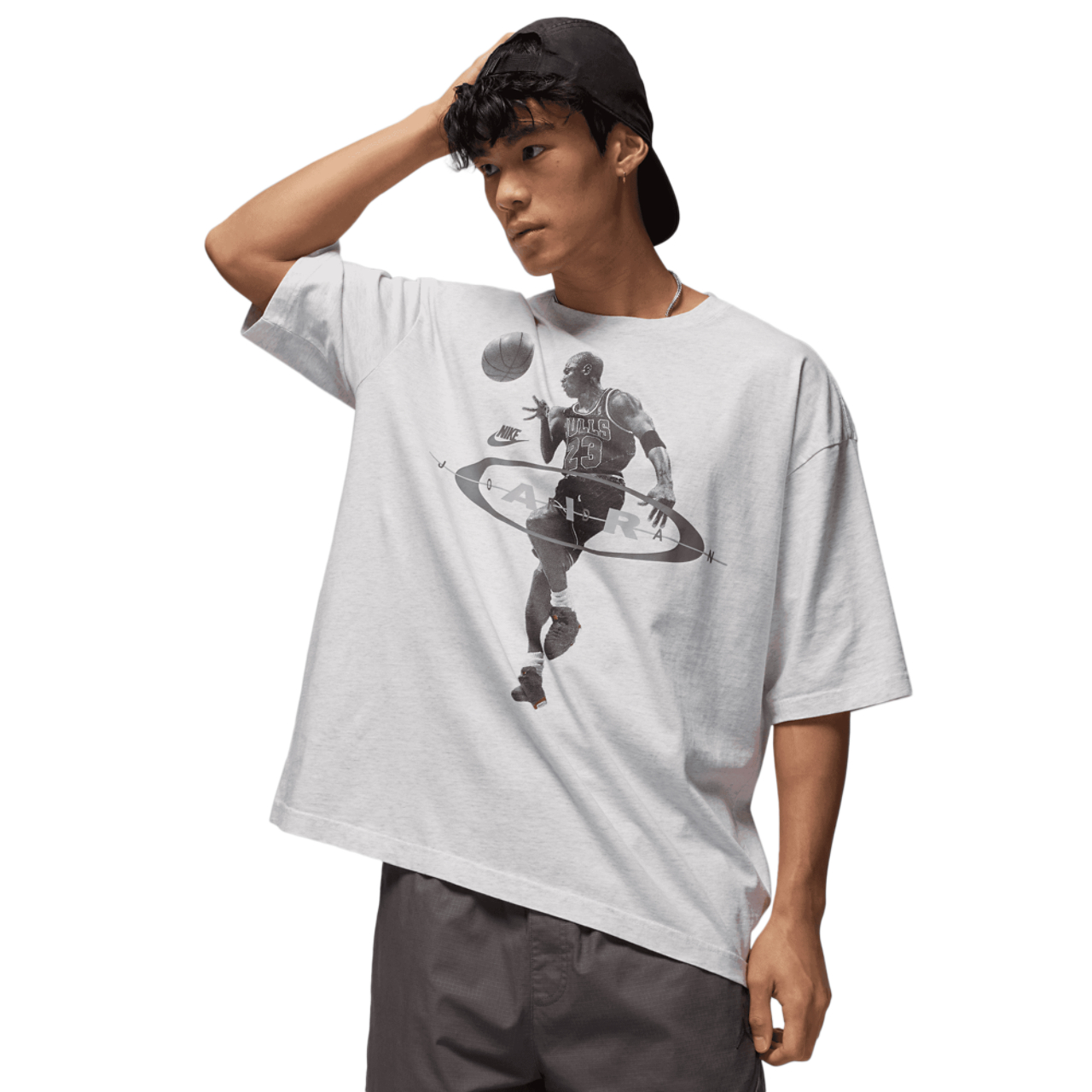 Jordan Brooklyn 2Air Reissue Short Sleeve Crew  Image 1 of 6. Tap to open photo gallery.