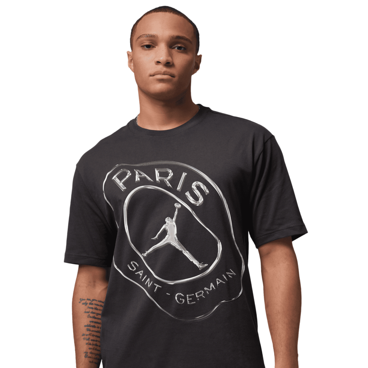 Jordan Dri-FIT PSG Practice T-Shirt  Image 1 of 5. Tap to open photo gallery.